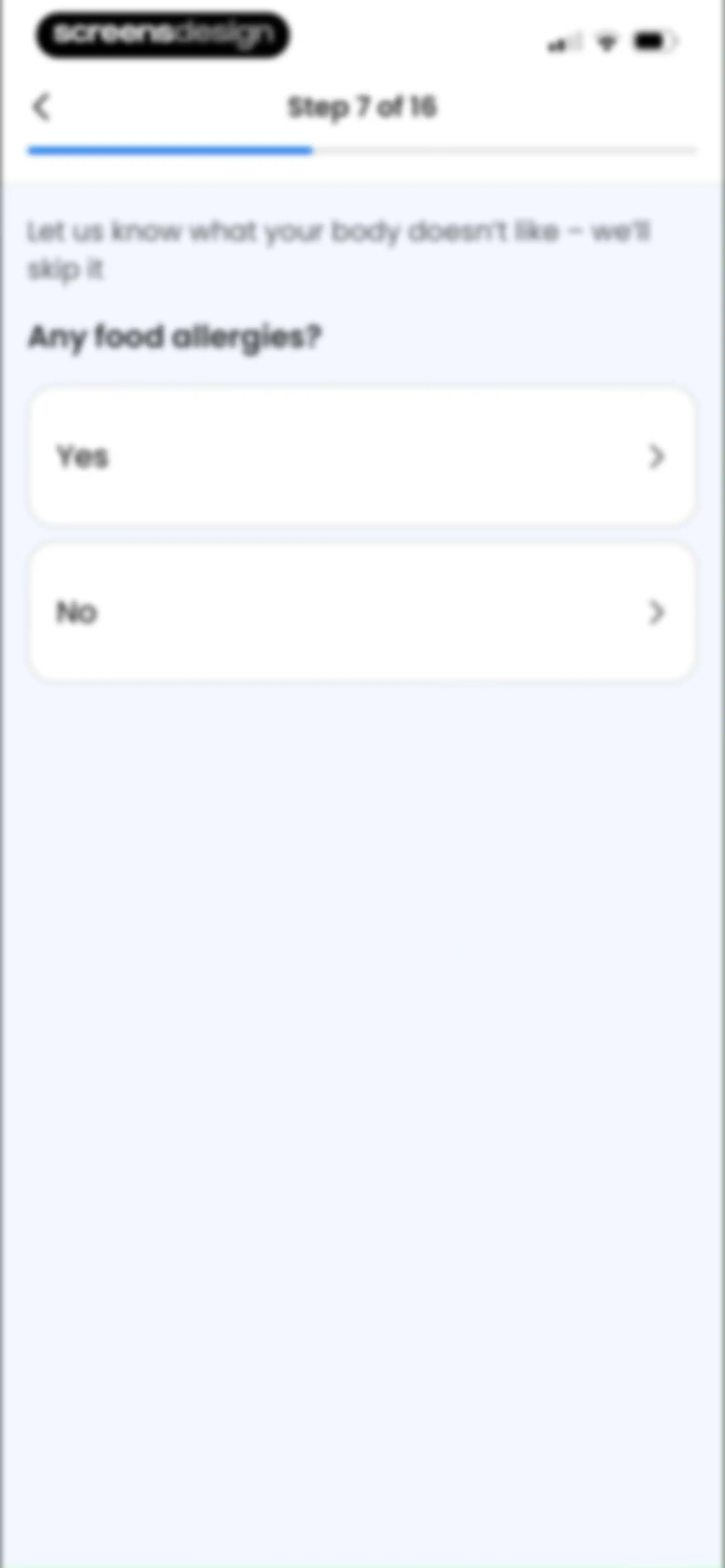 MyDiabetes: Sugar & Meal Log screen 14