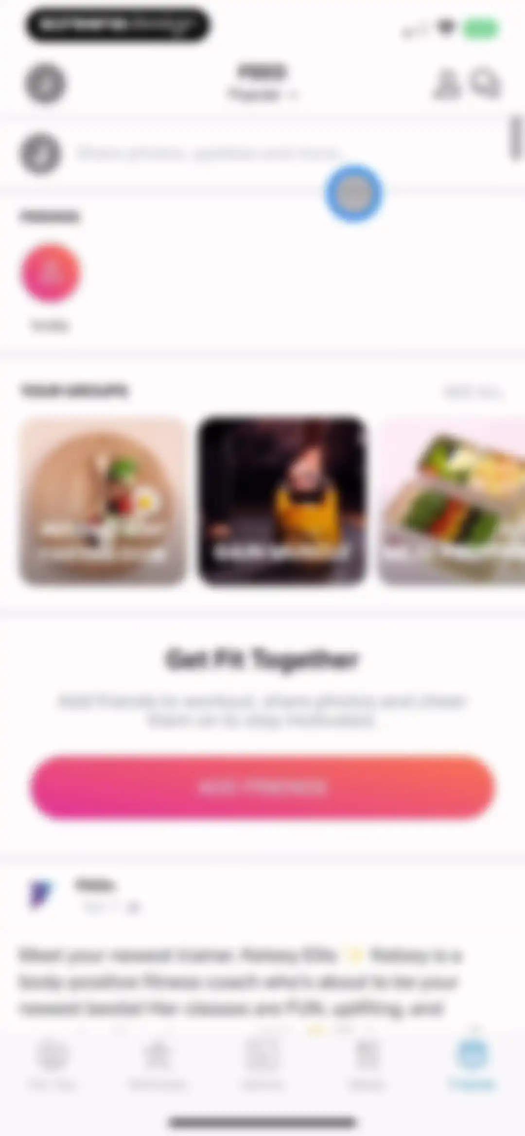 FitOn Workouts & Fitness Plans screen 98