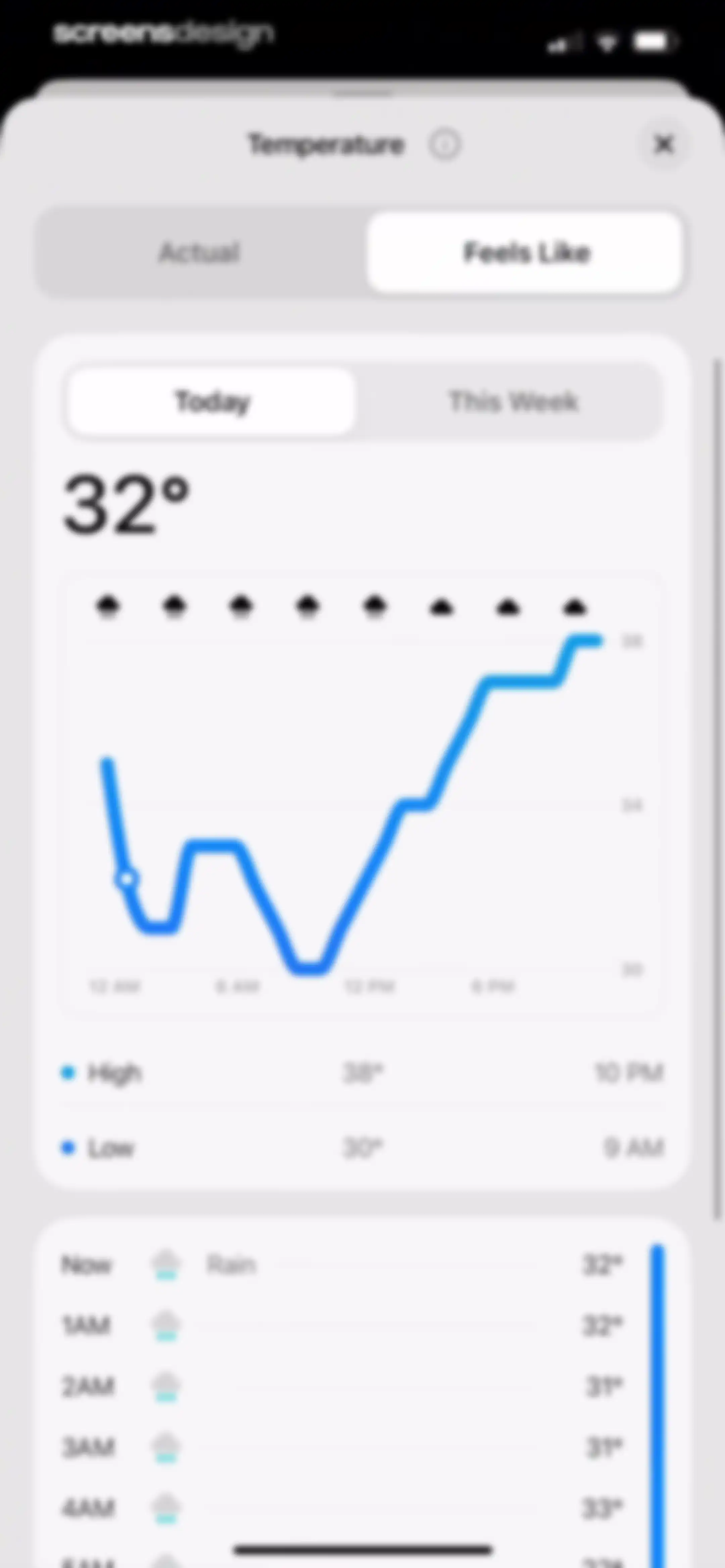 Element: Weather Radar screen 44