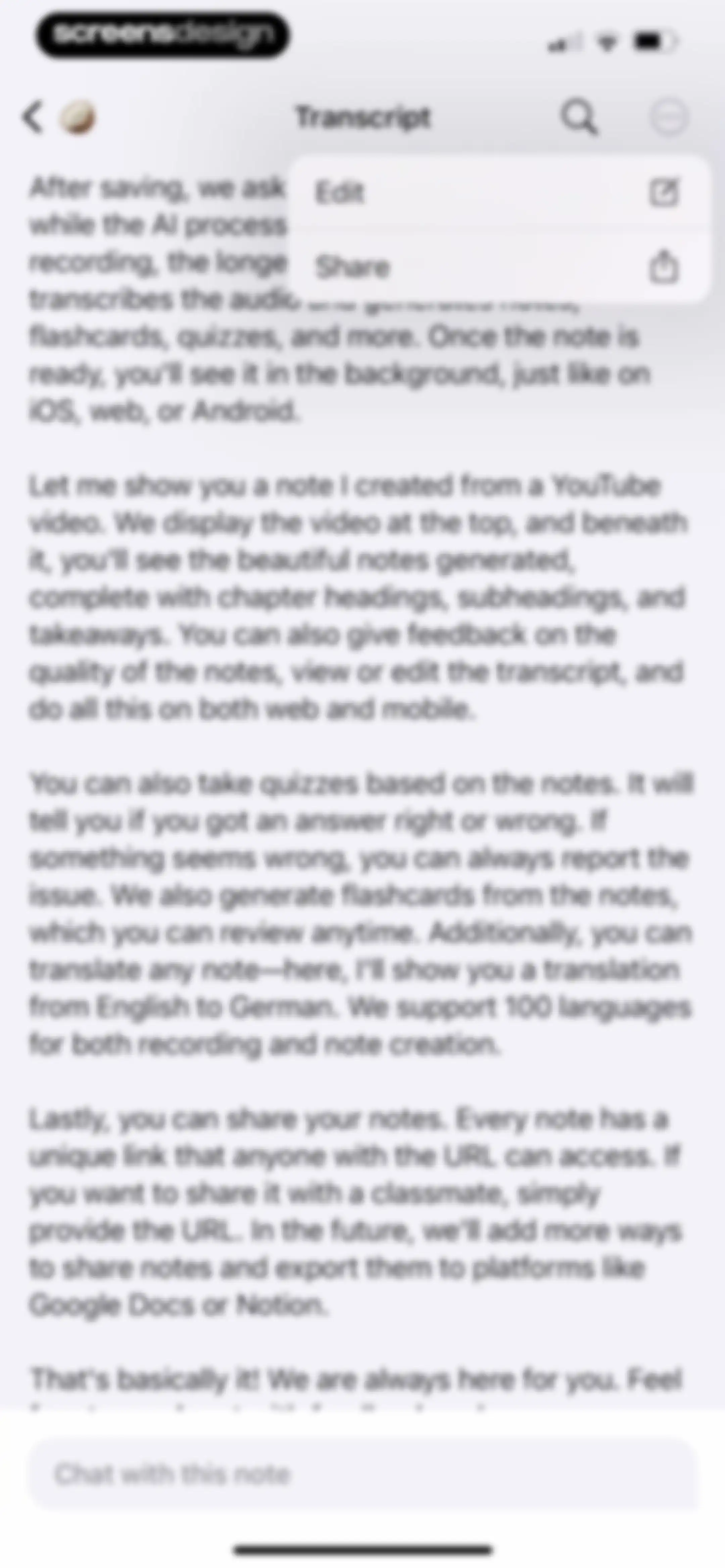Coconote - AI Note Taker screen 76