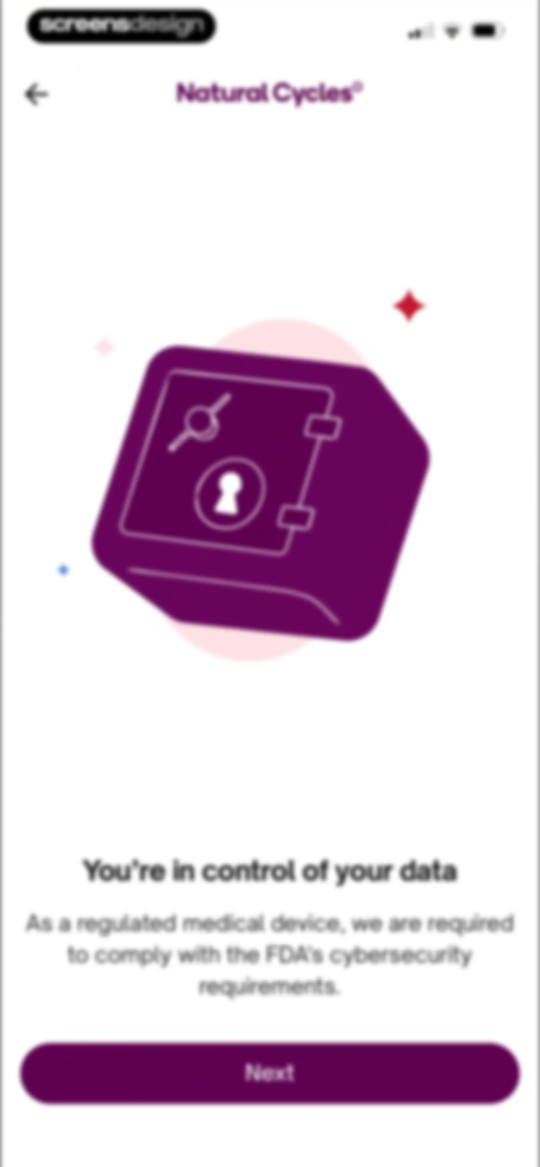 Natural Cycles Fertility App screen 3