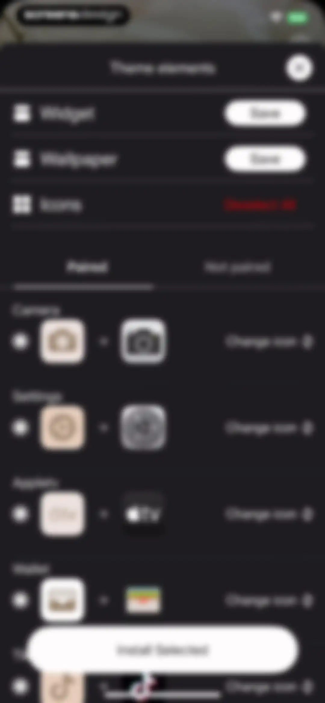 Aesthetic: App icons & Widgets screen 17