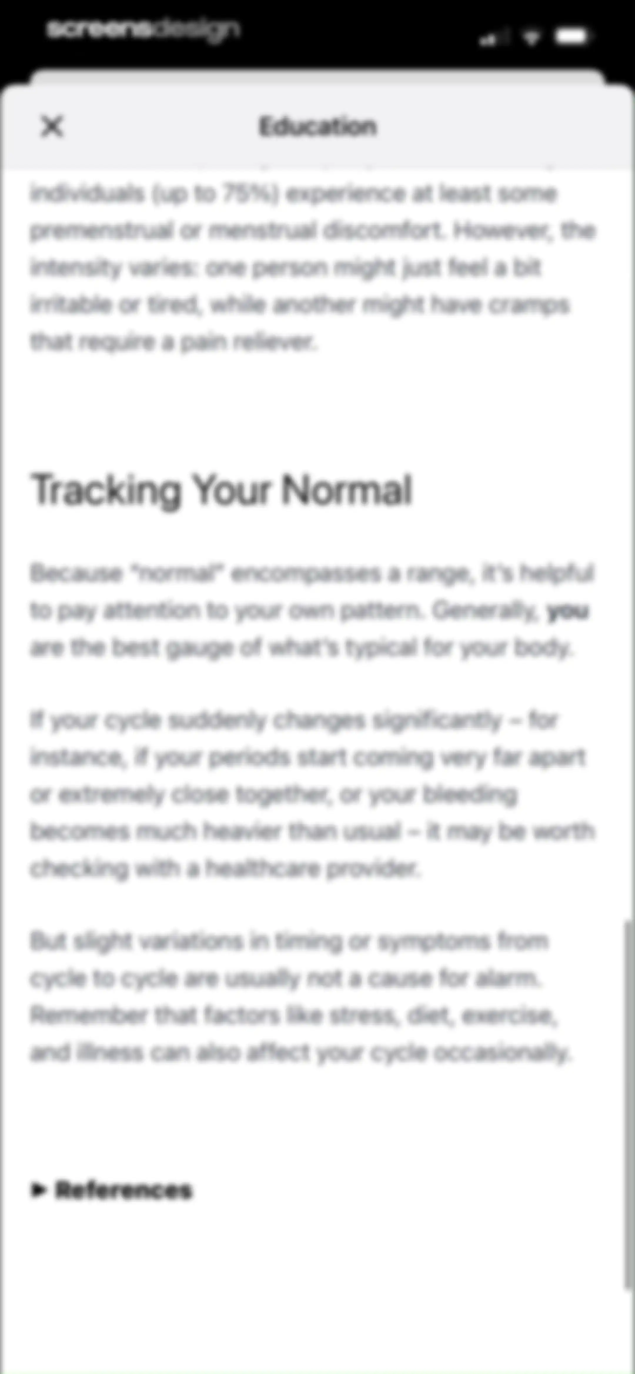 Pregmate Ovulation Tracker screen 113