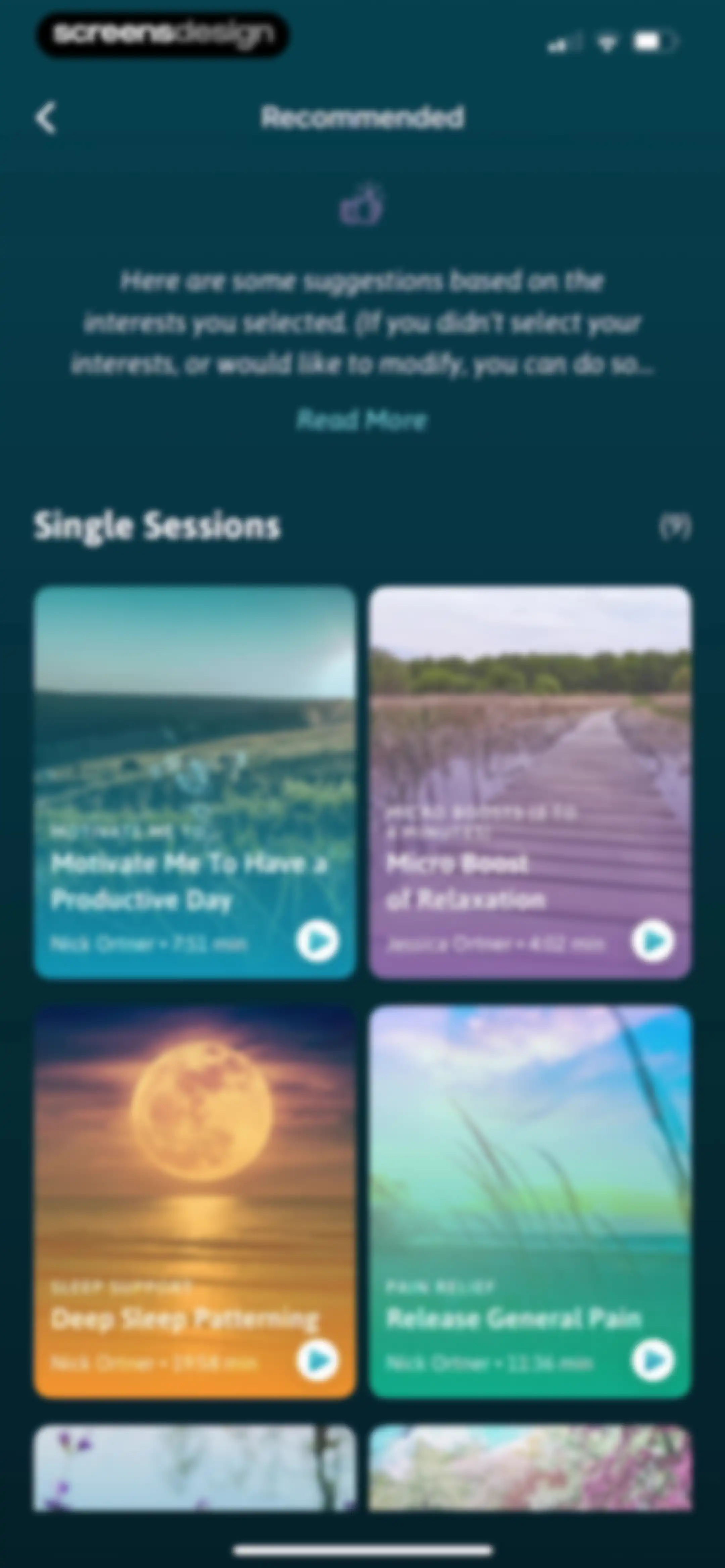 The Tapping Solution screen 91