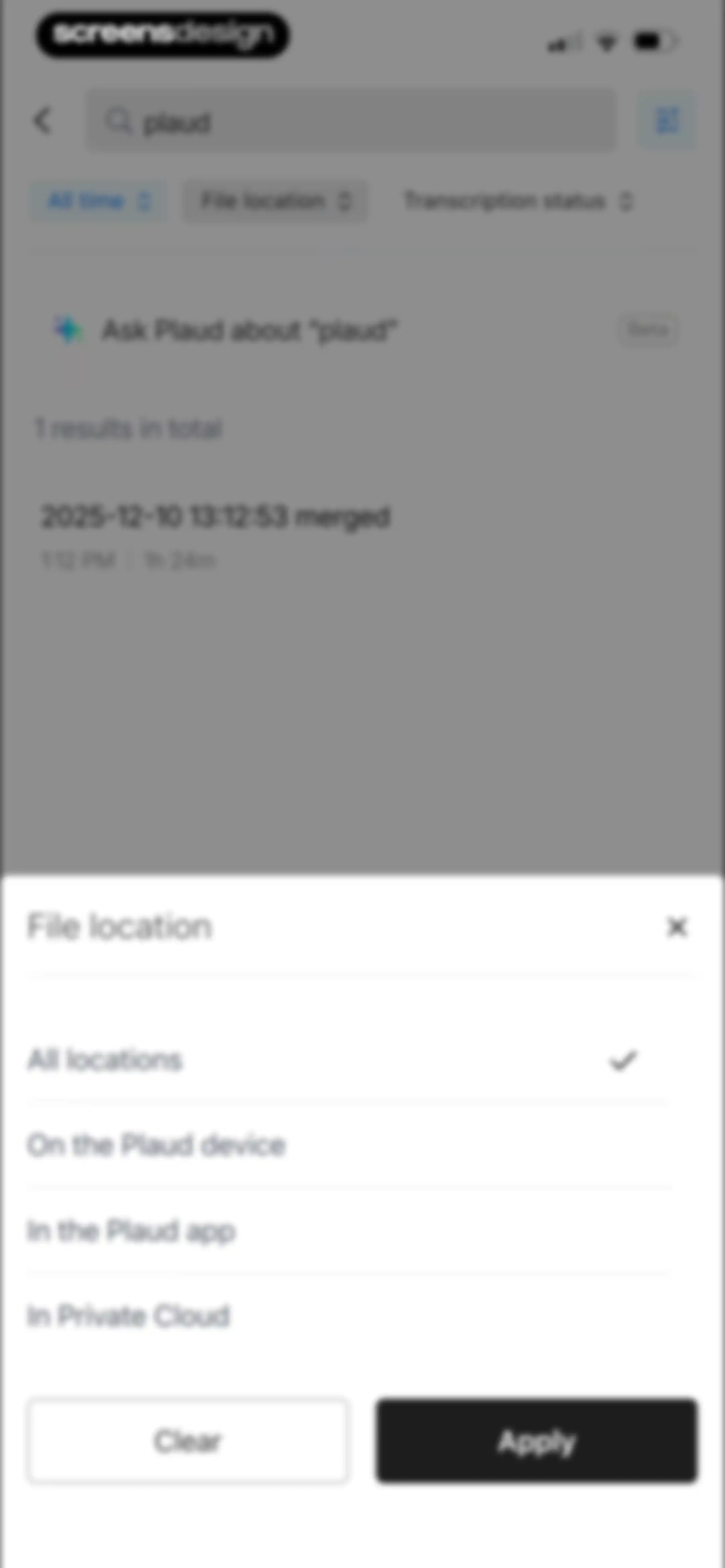 Plaud: AI Note Taker screen 86
