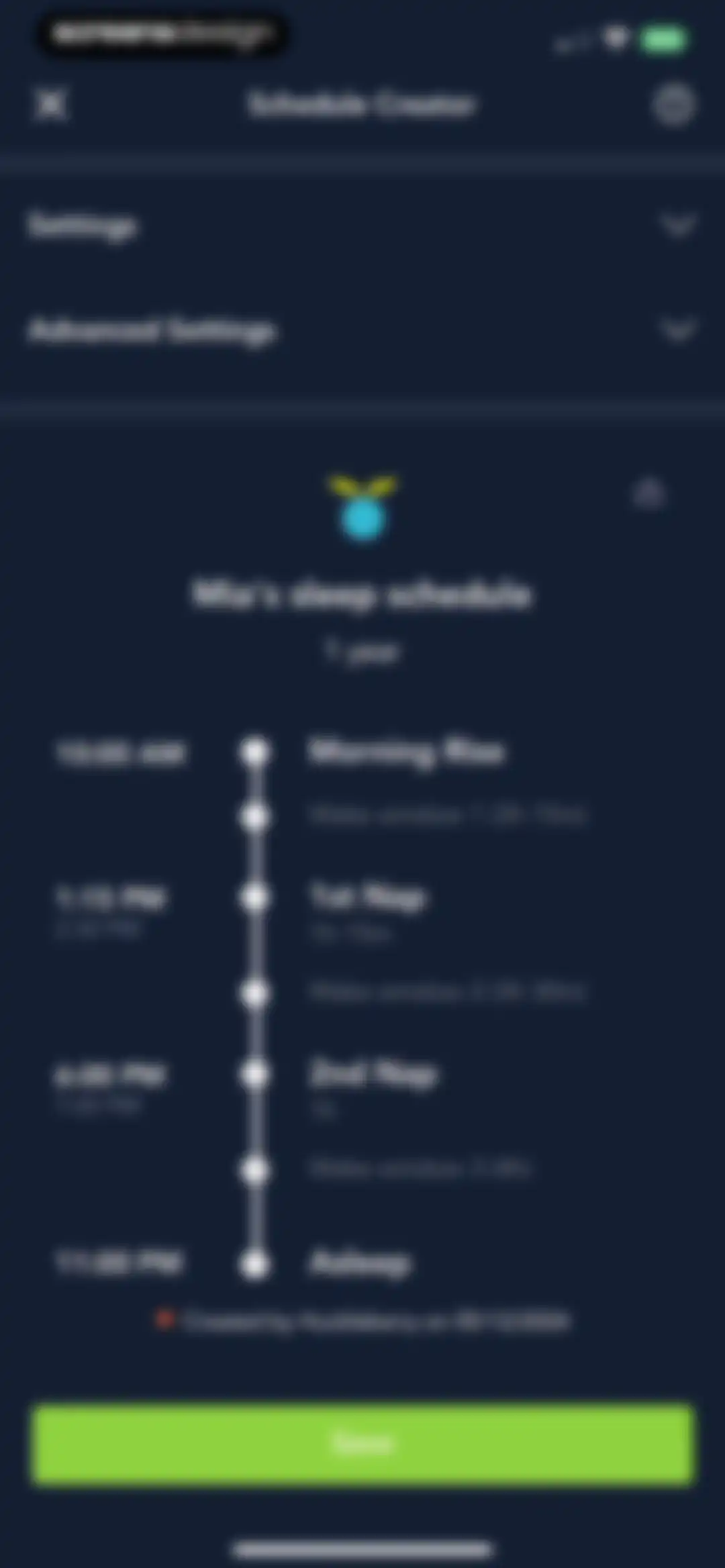 Huckleberry: Baby Tracker screen 28