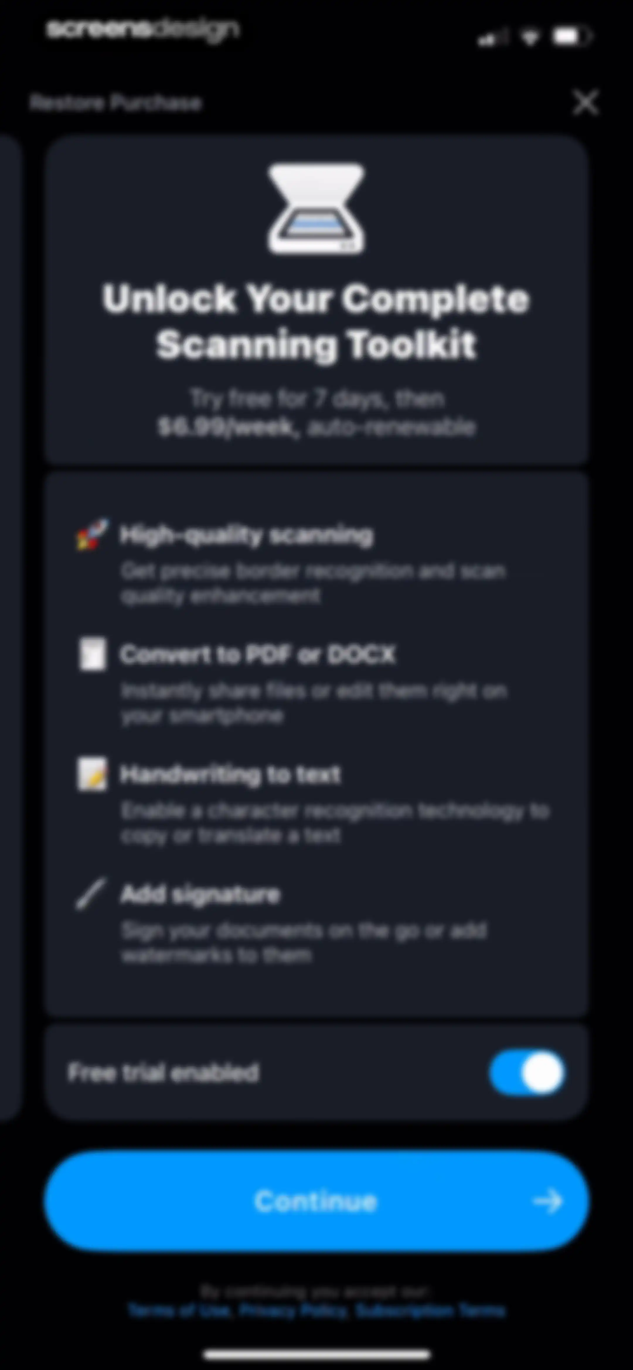 ScanGuru: PDF Scanner App screen 7