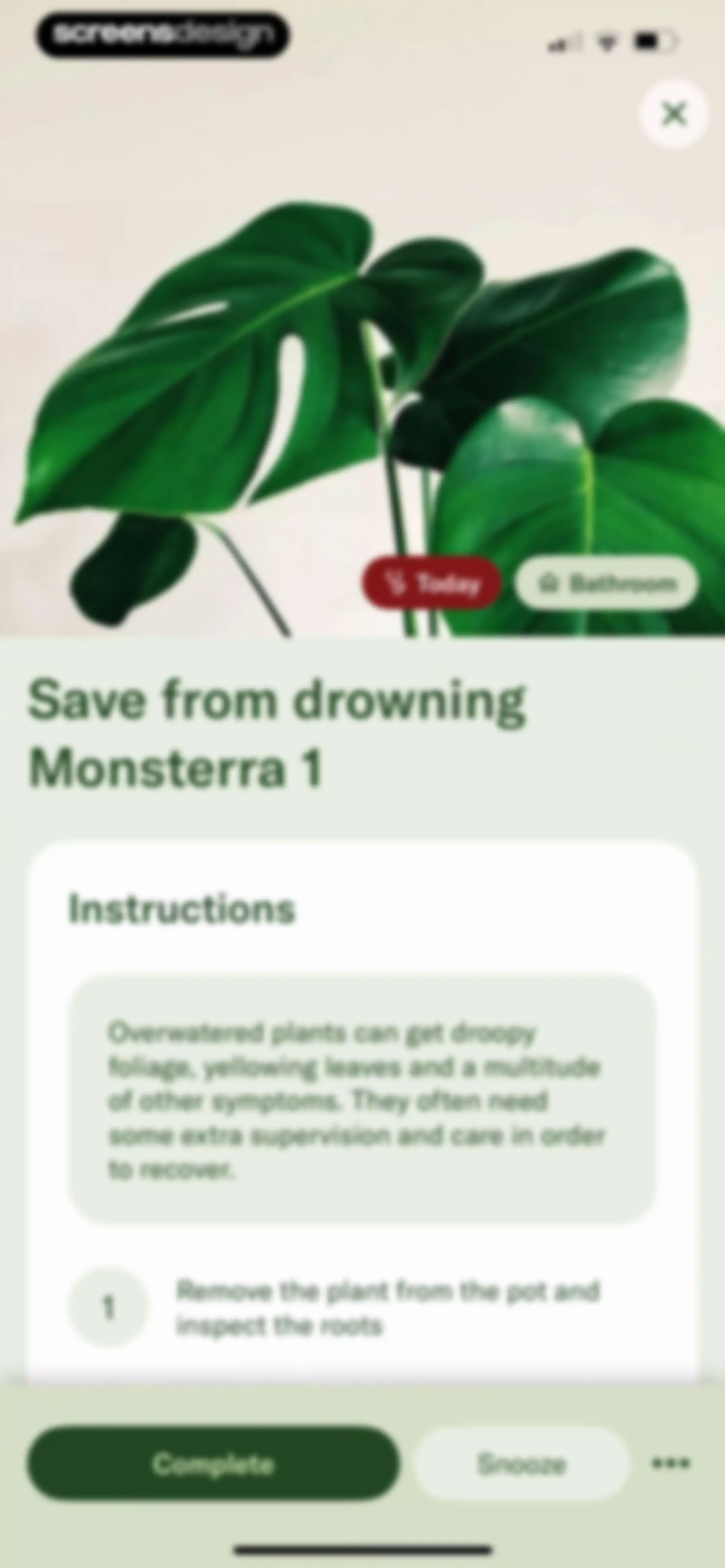 Planta: Plant & Garden Care screen 112