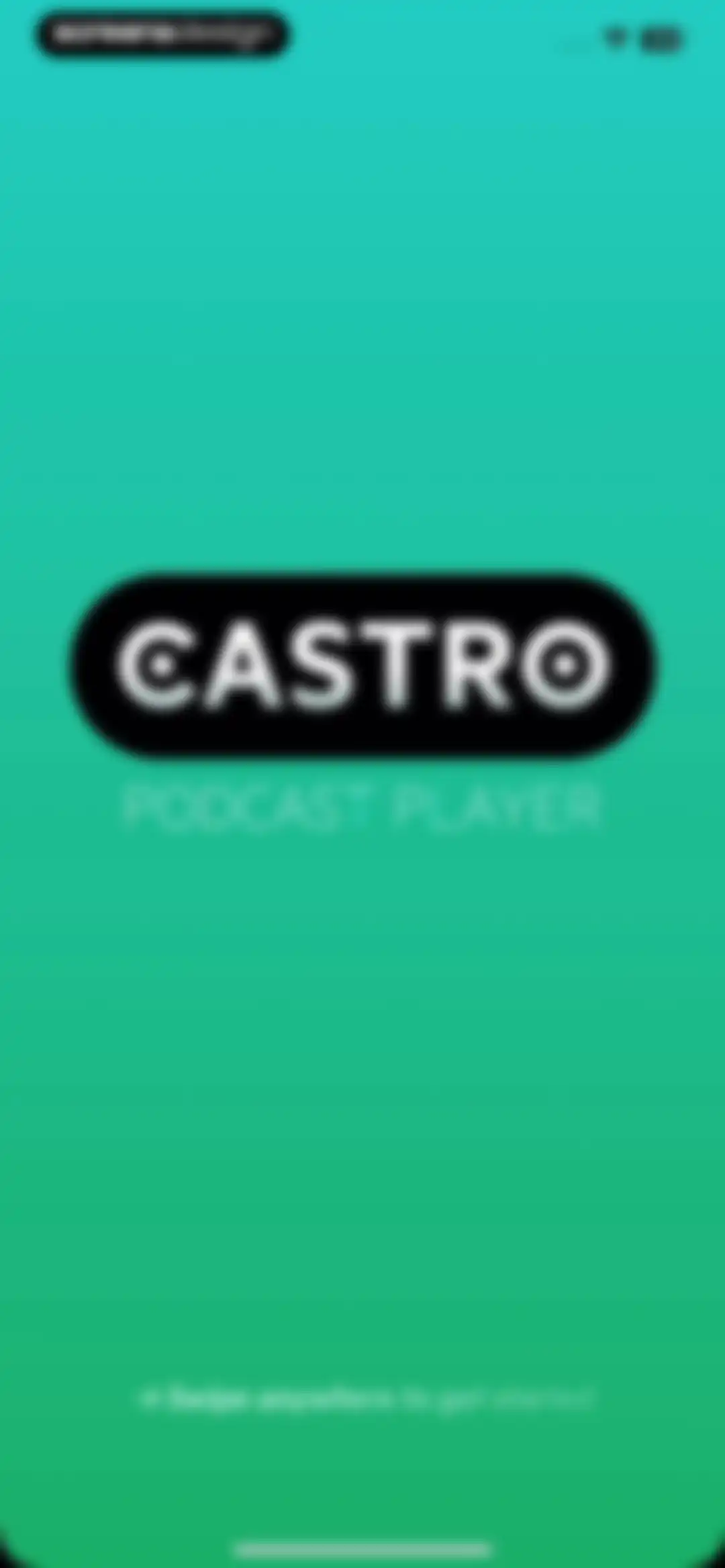 Castro: Podcast App & Player screen 2