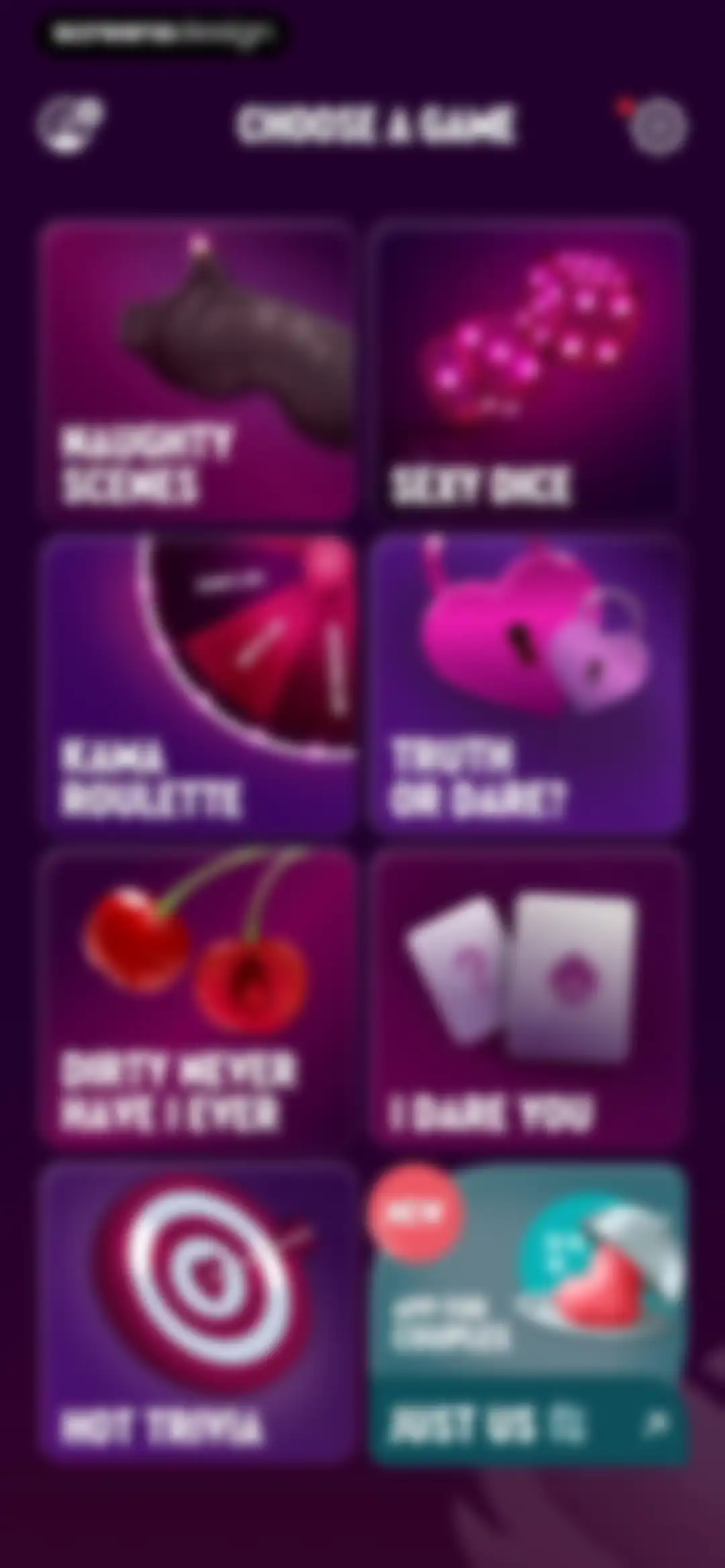 Couples games: Sex Roulette screen 10