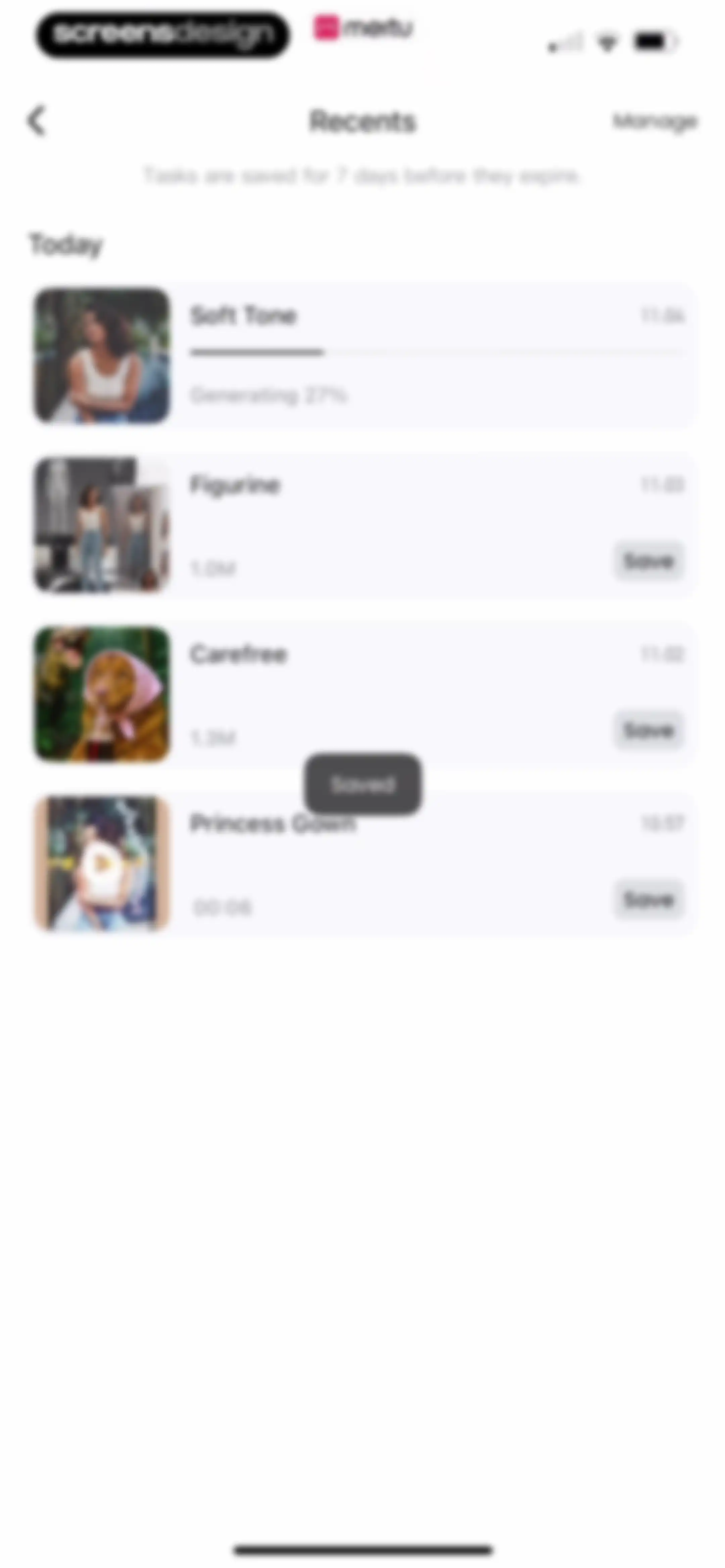Meitu AI Photo & Video Editor screen 178
