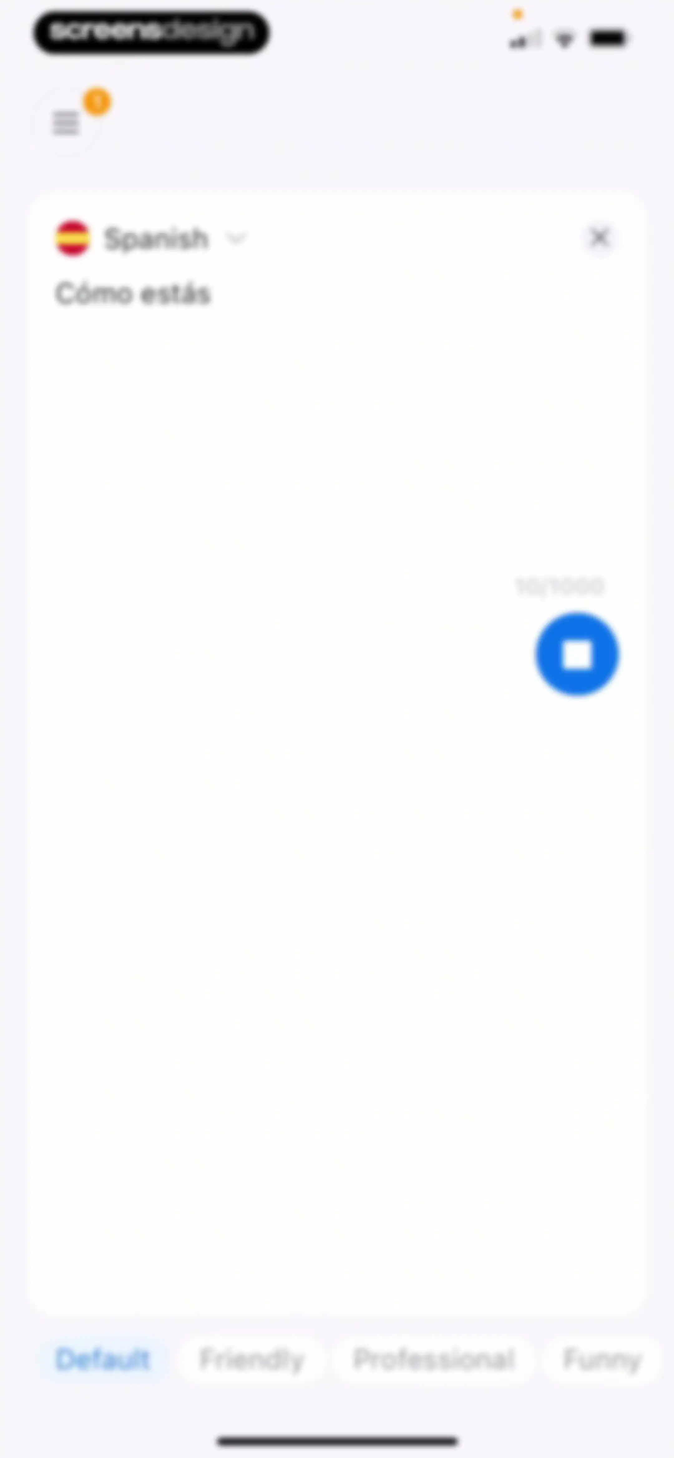 Translate AI - Live Translate screen 21