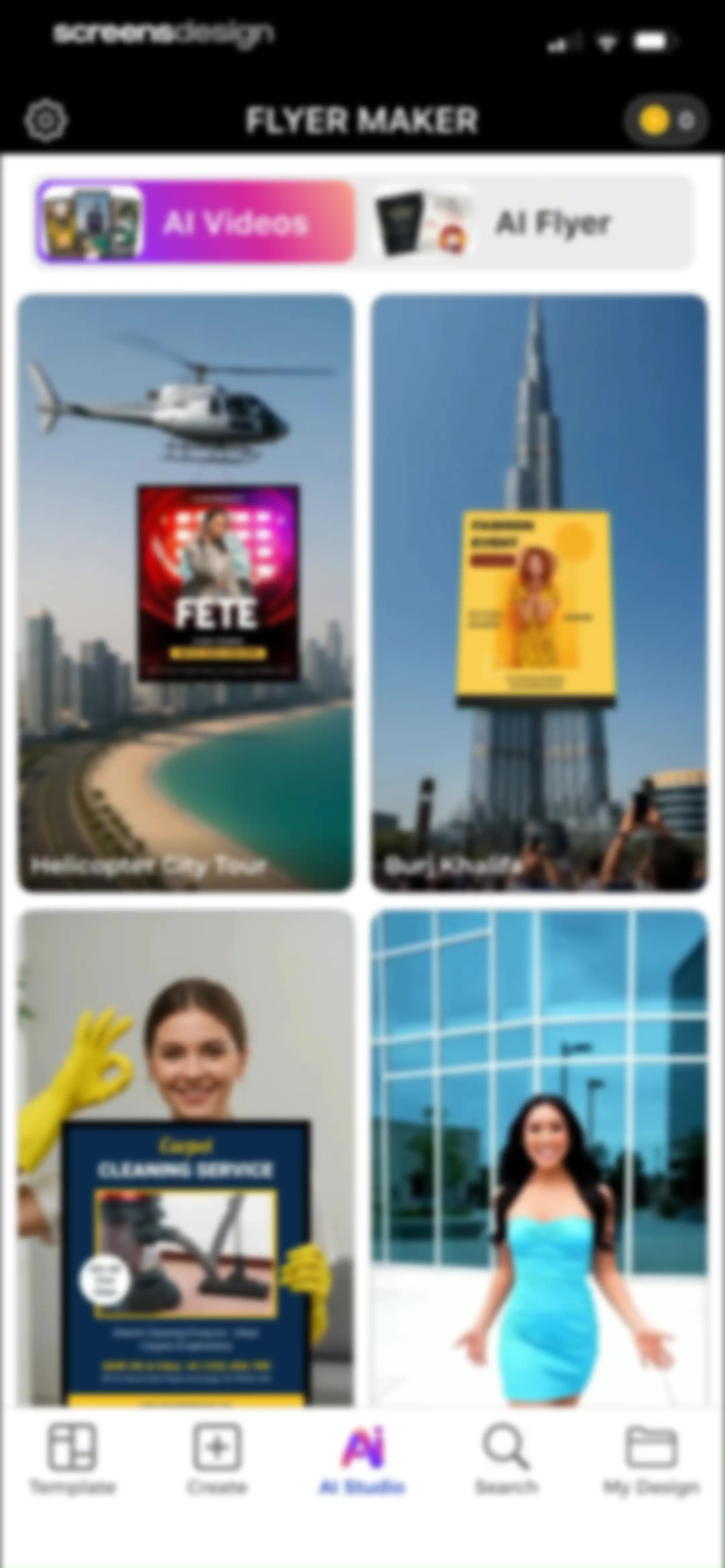 Flyer Maker + Poster Maker screen 131