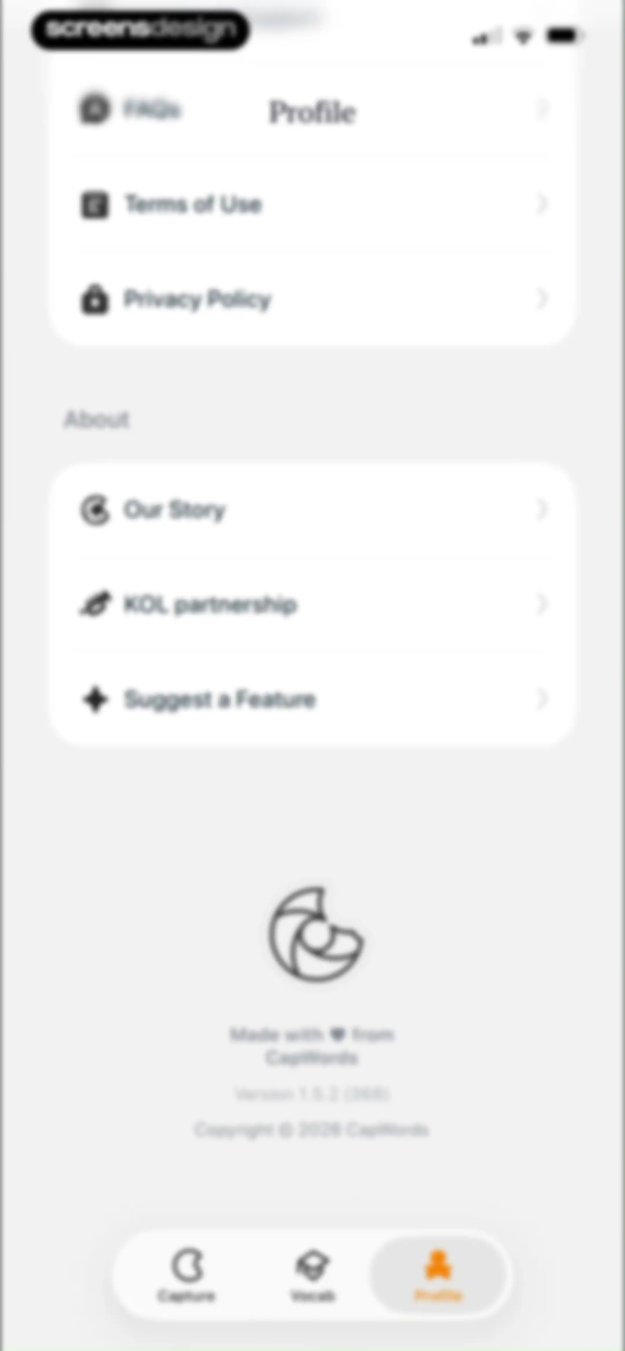CapWords: AI Language Tutor screen 84