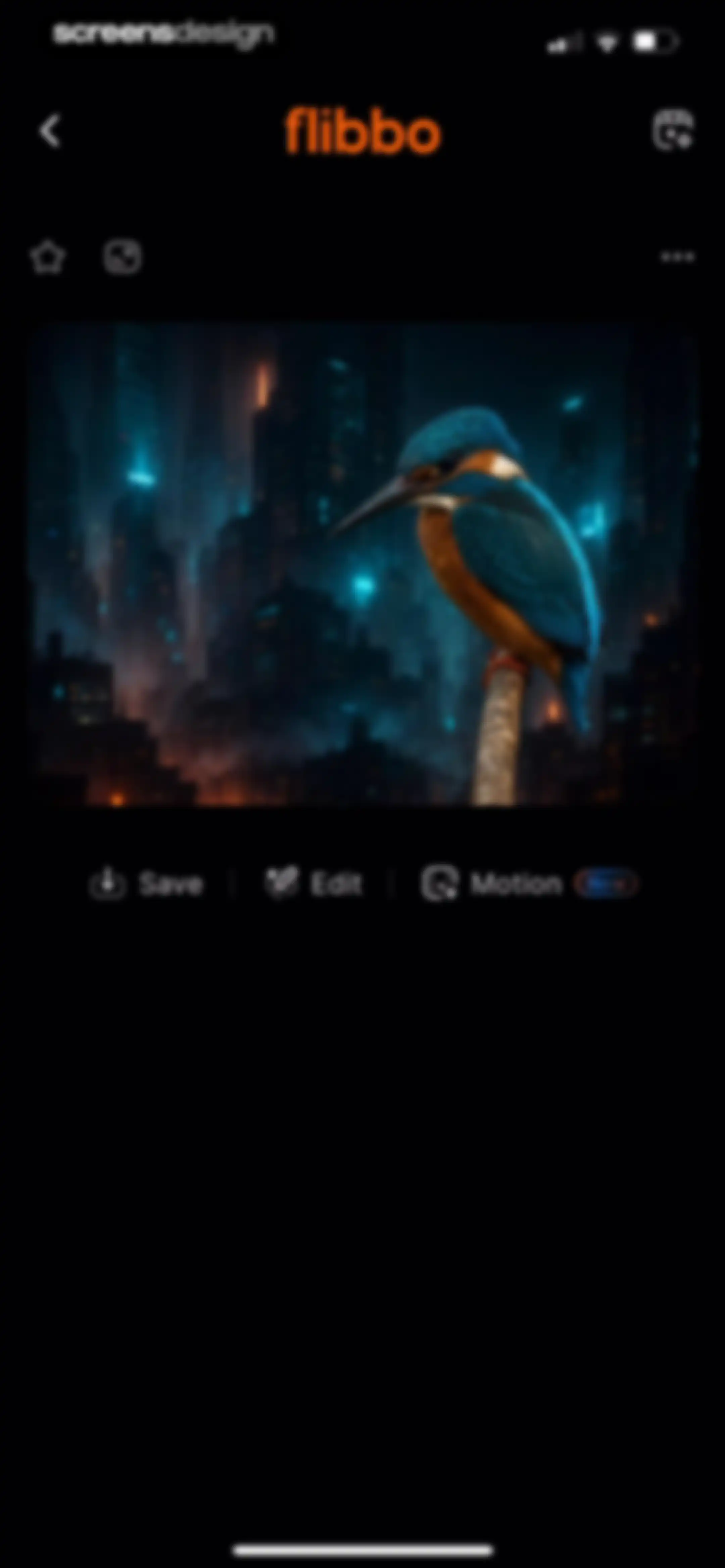 Flibbo - AI Video Image Music screen 127