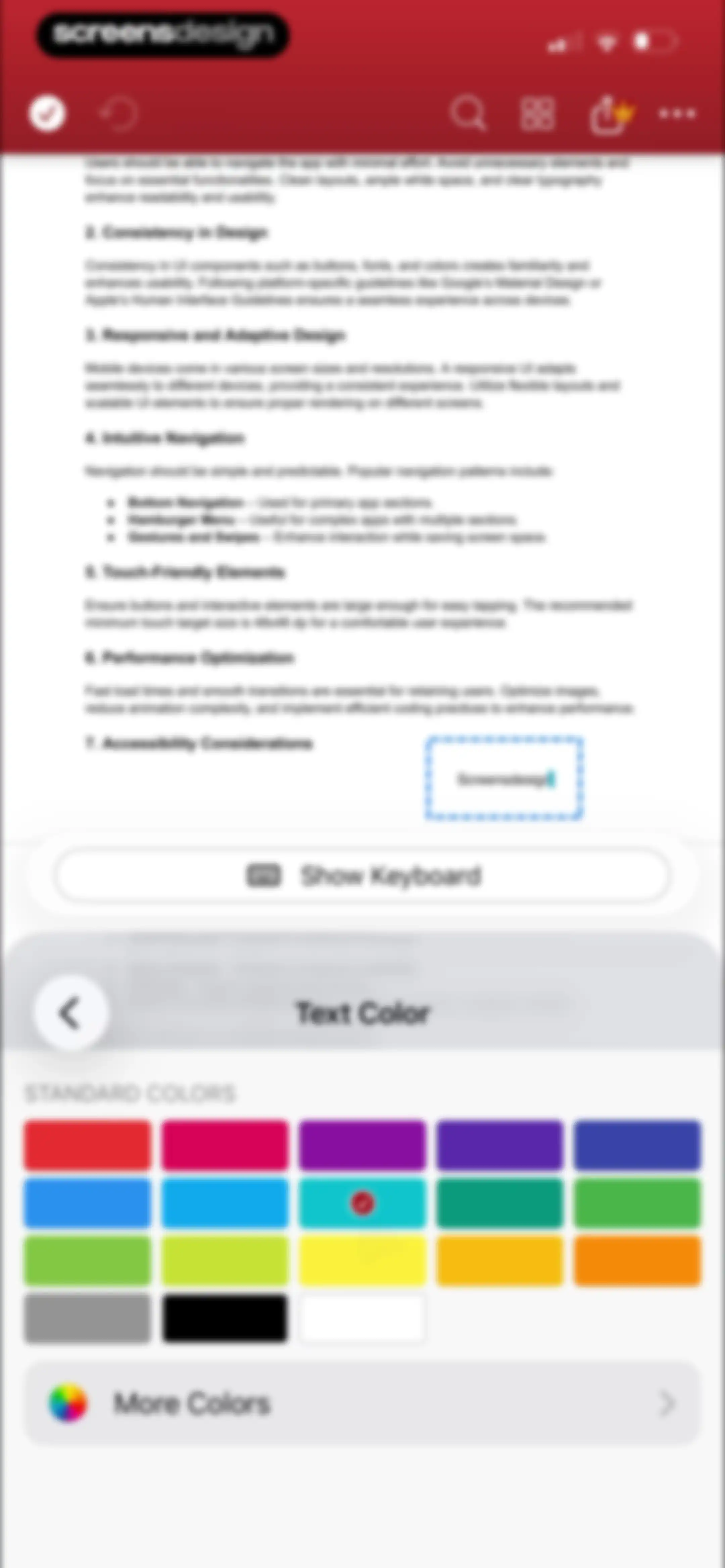 MobiPDF・PDF Text Editor・Reader screen 24