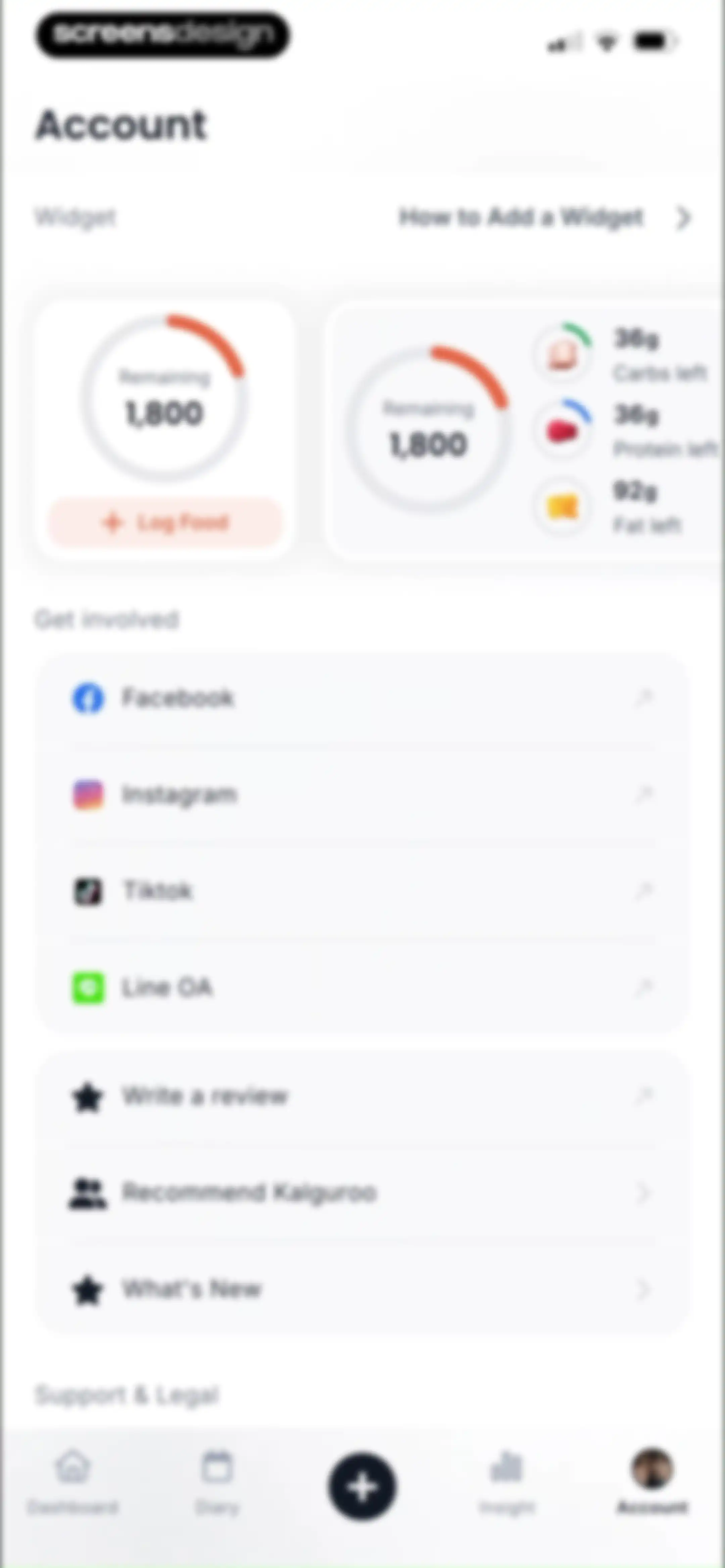 Kalguroo: AI Calorie Tracker screen 144