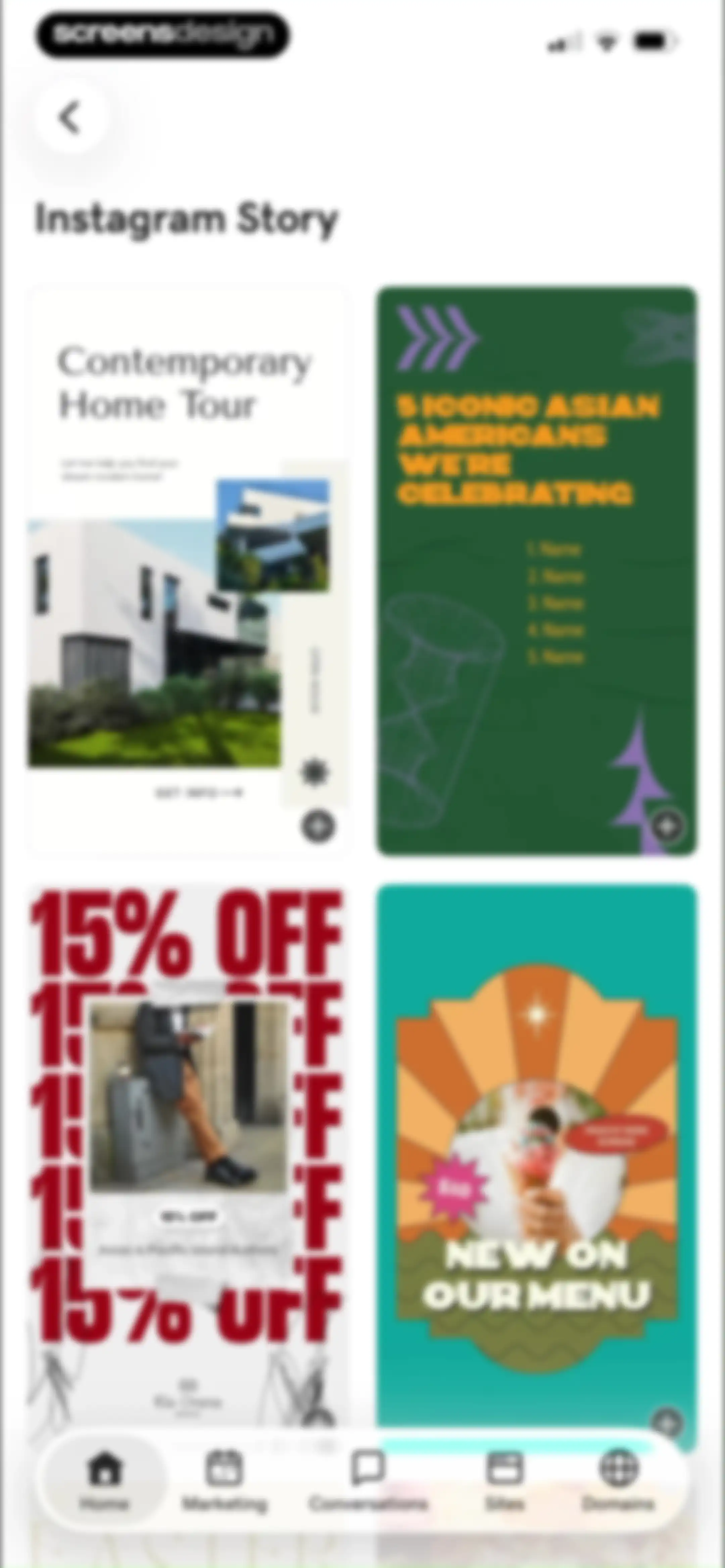 GoDaddy: Websites & Marketing screen 106