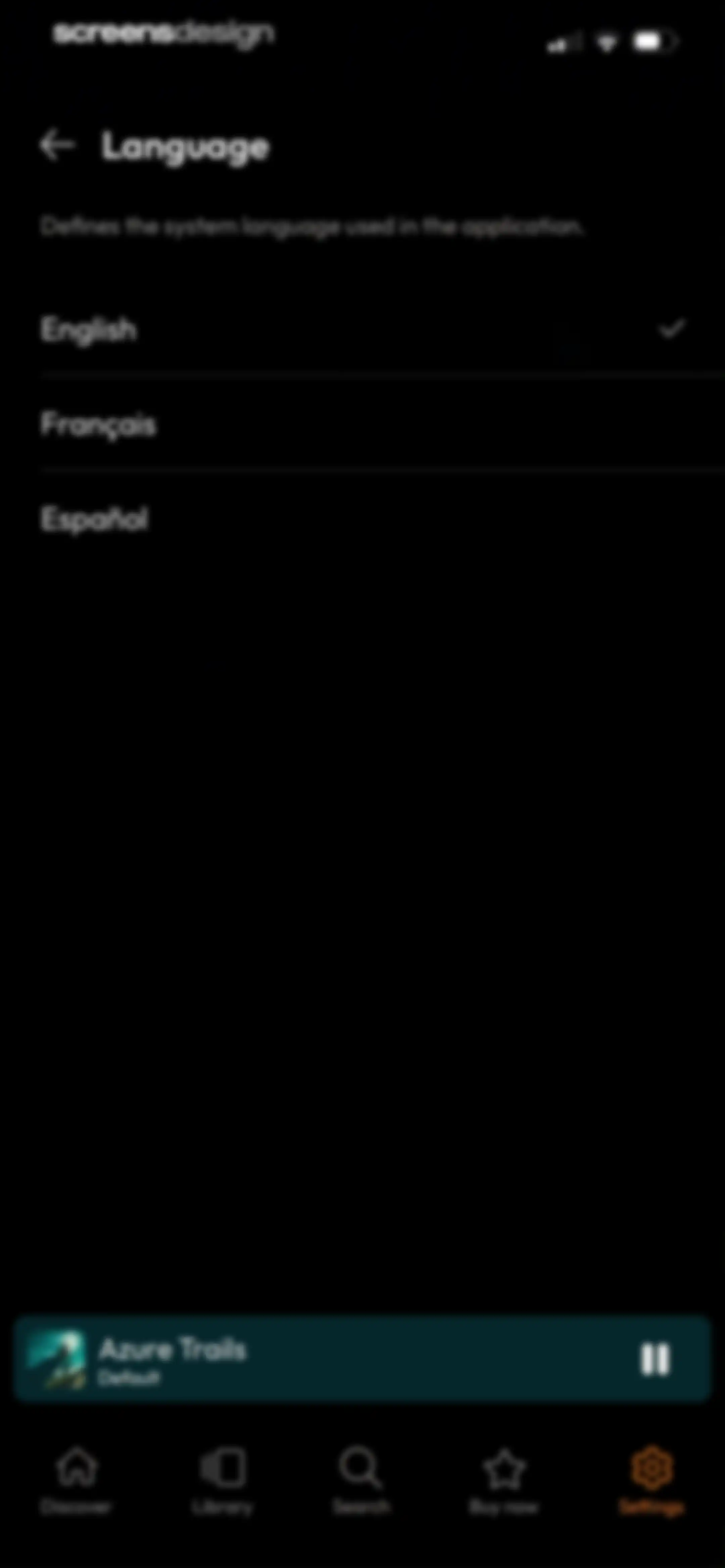 myNoise: Focus · Relax · Sleep screen 33