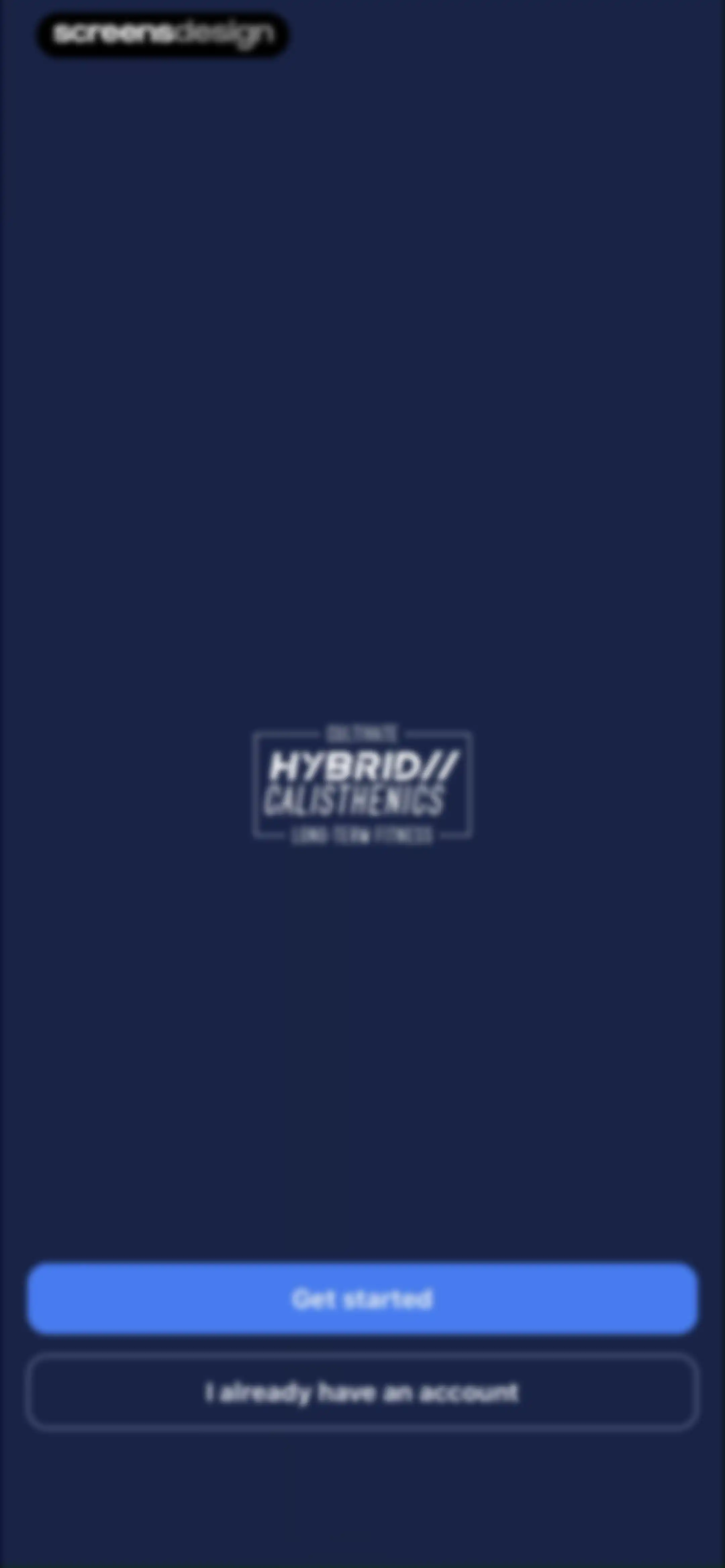 Hybrid Calisthenics screen 1