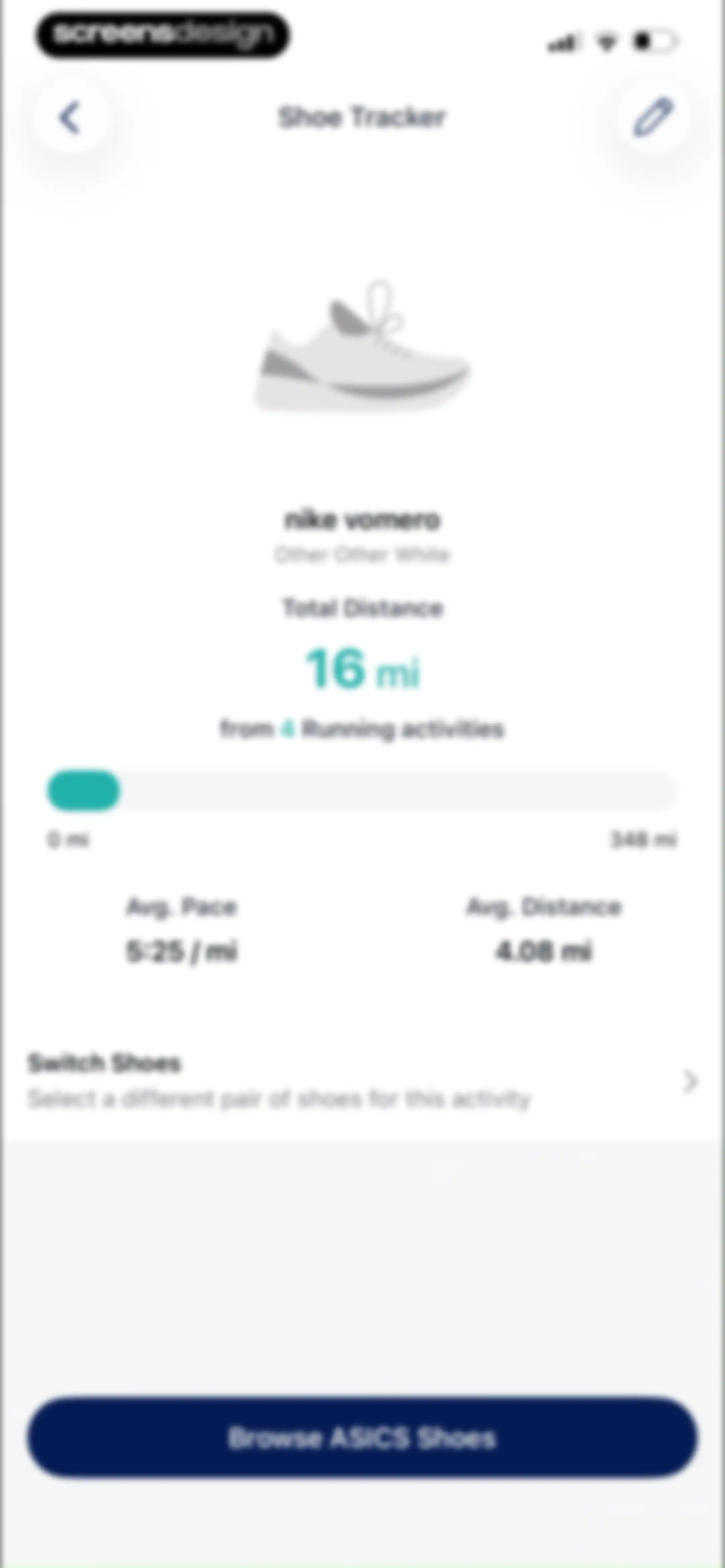 ASICS Runkeeper—Run Tracker screen 196