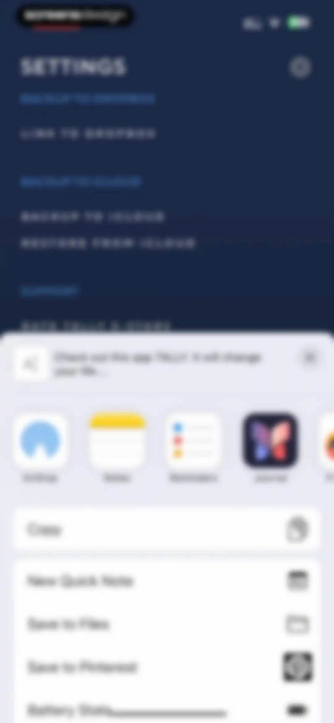Tally: The Anything Tracker screen 60