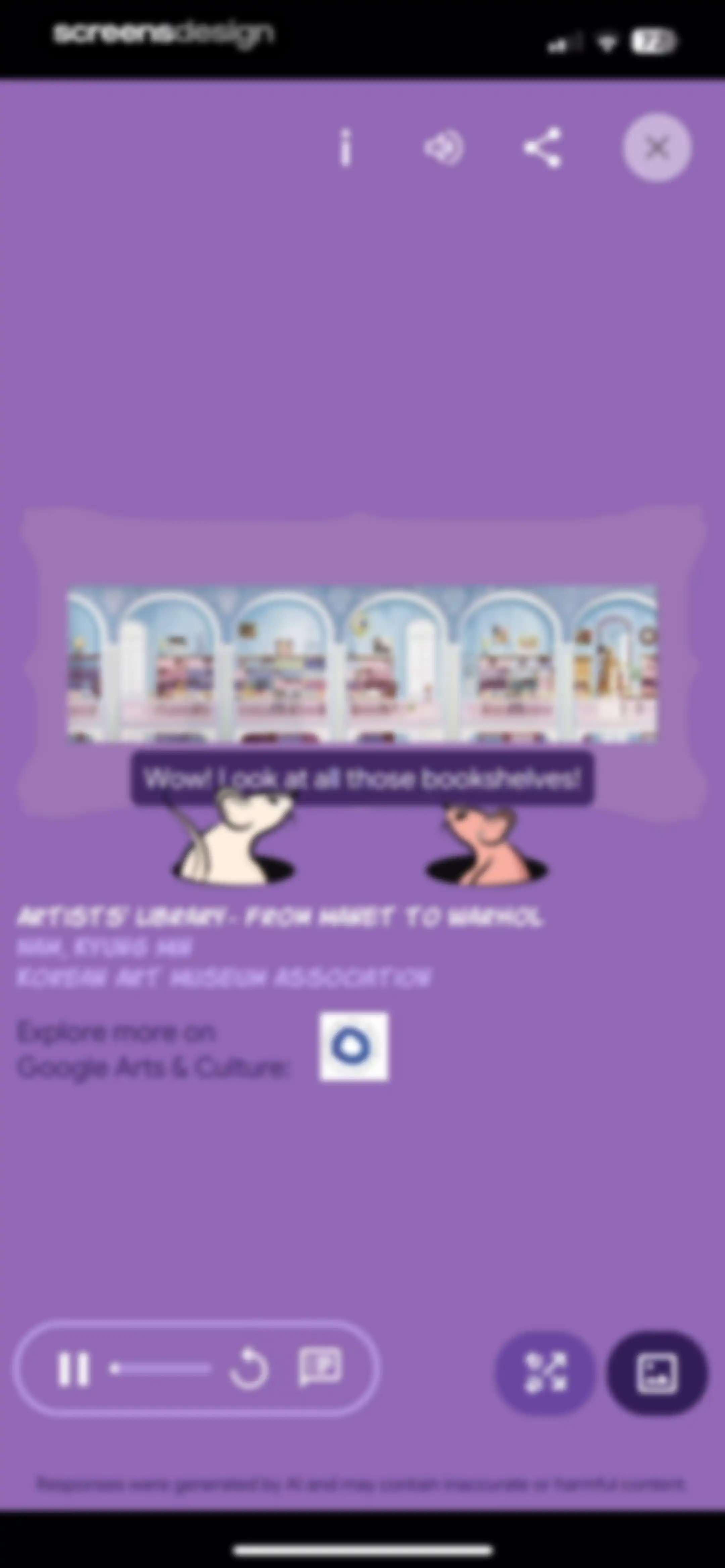 Google Arts & Culture screen 138