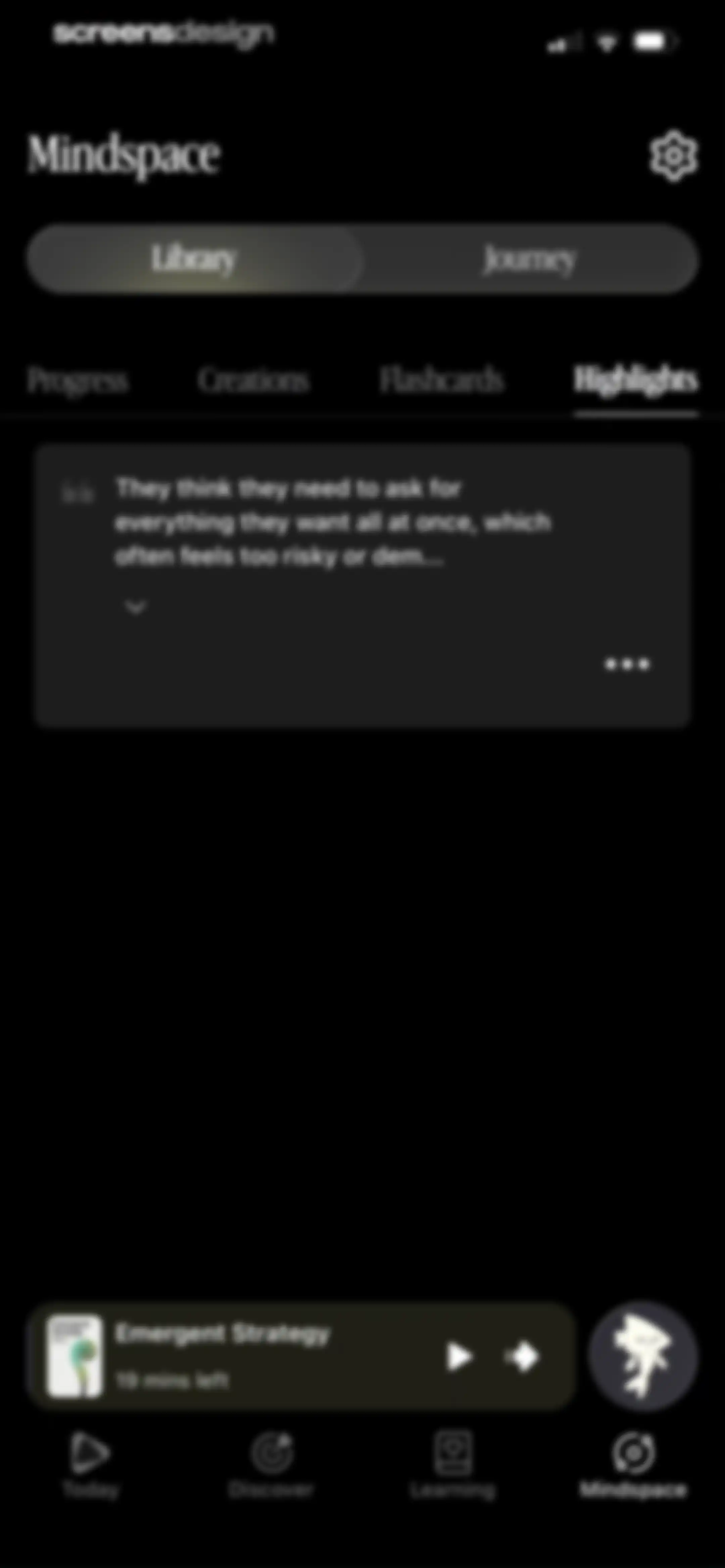 BeFreed: Personalized Learning screen 126