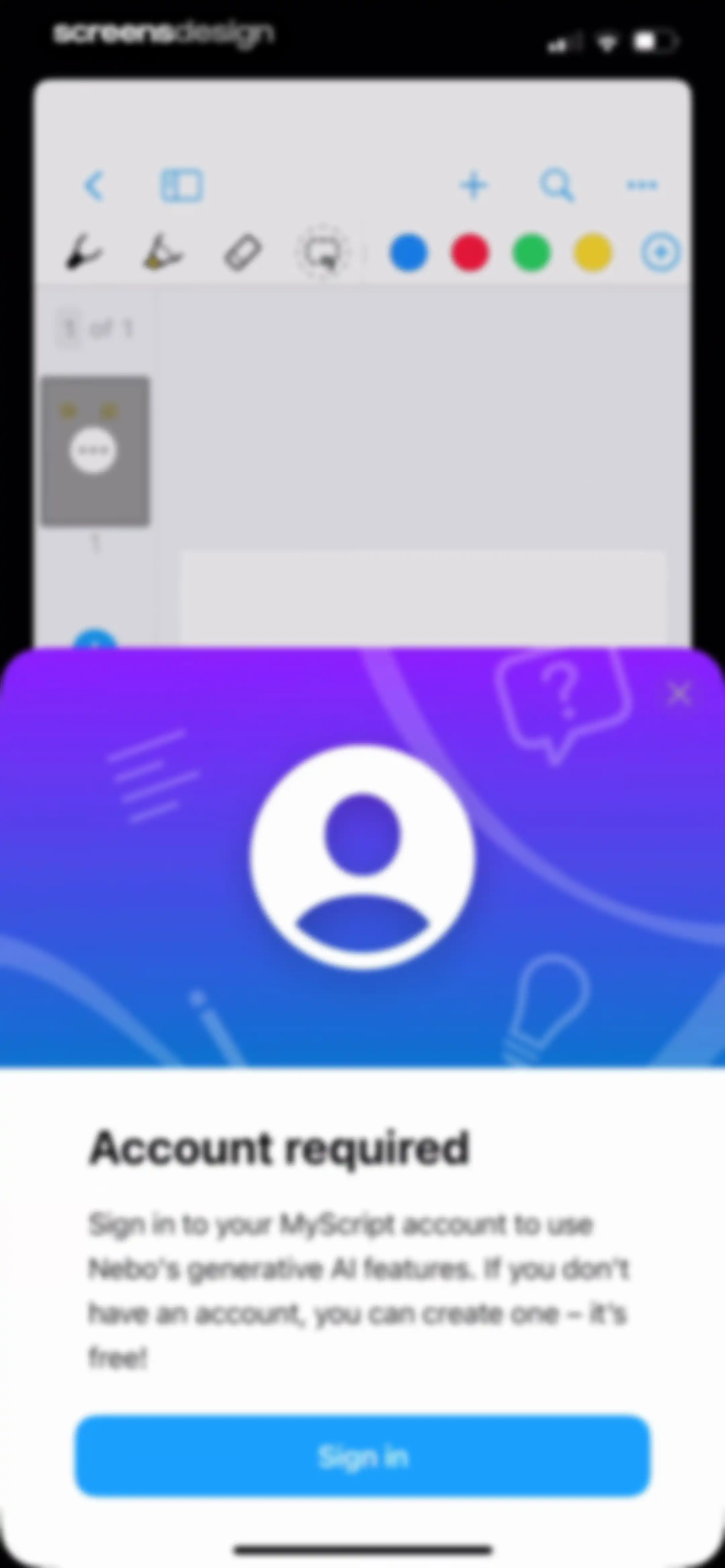 MyScript Notes: AI Handwriting screen 22