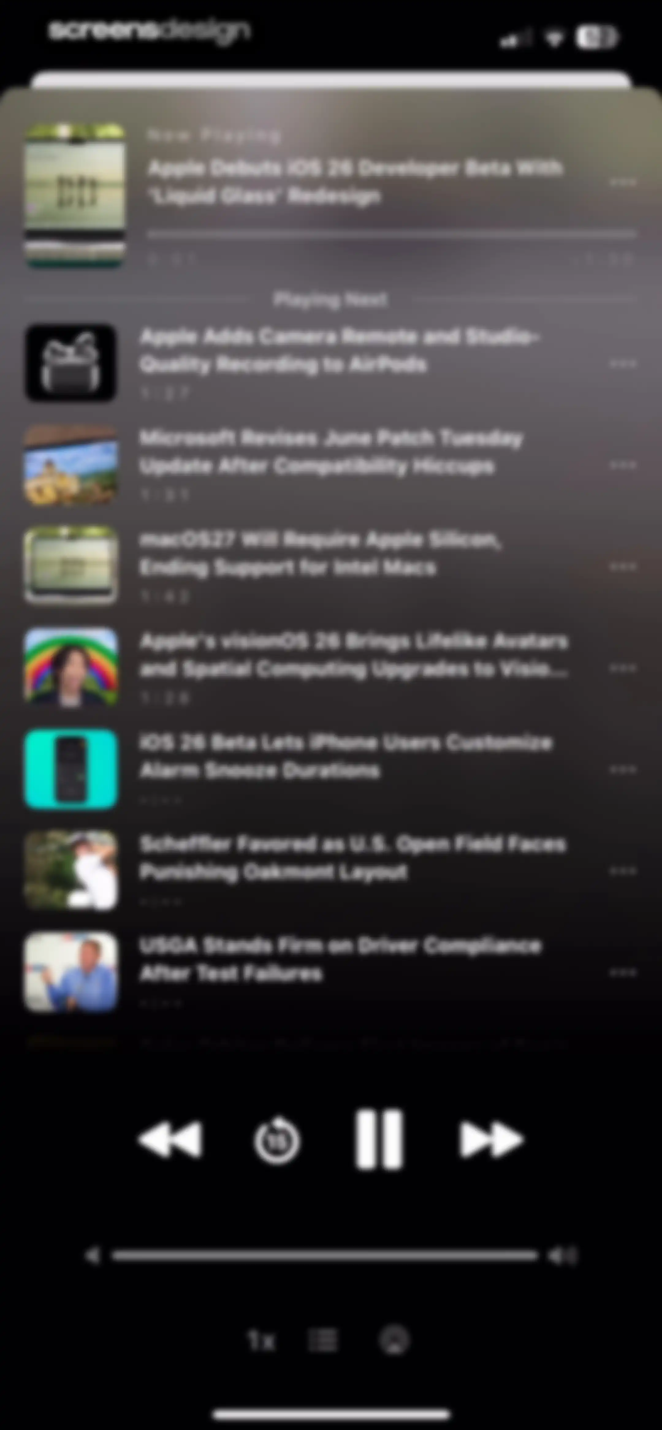 Particle: Personalized News screen 62