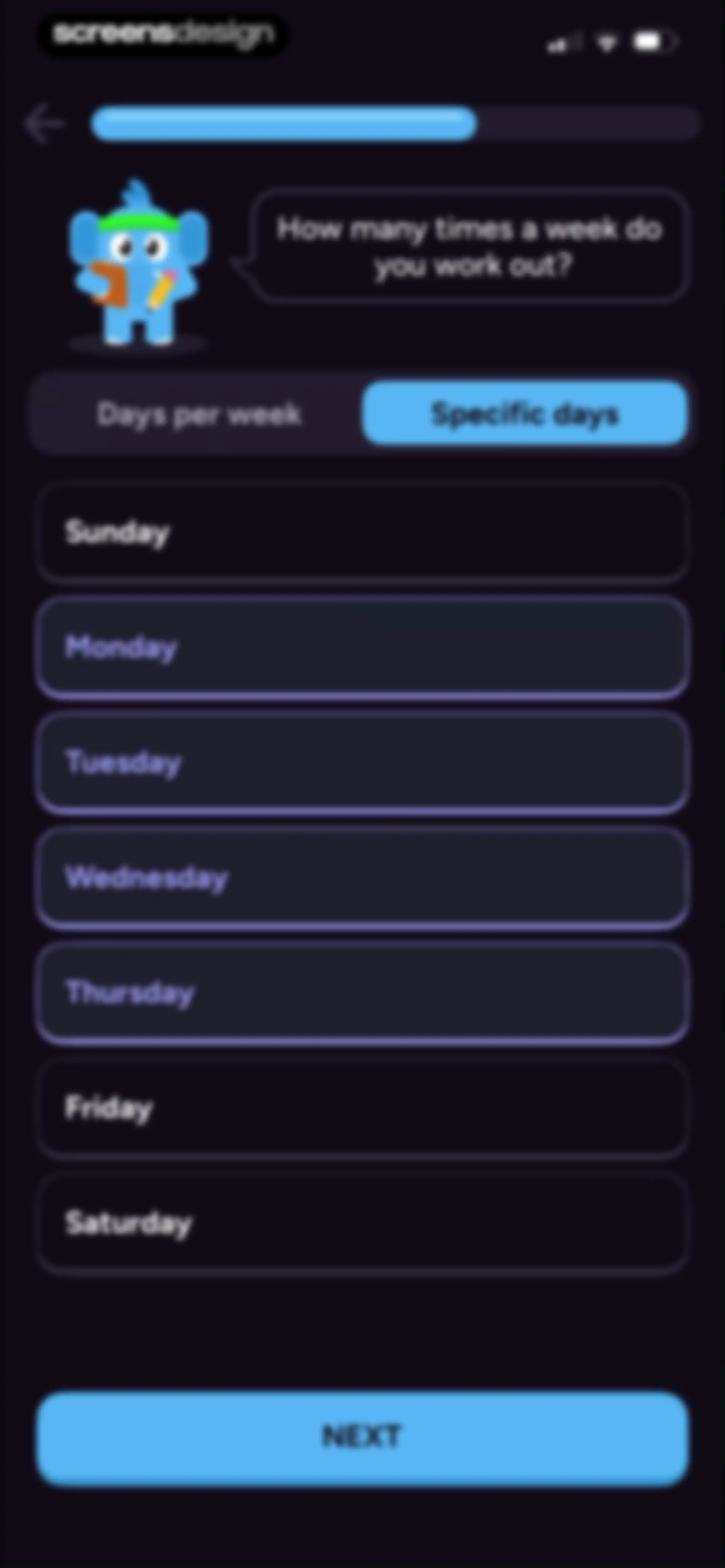 Liftoff - Ranked Gym Workouts screen 44