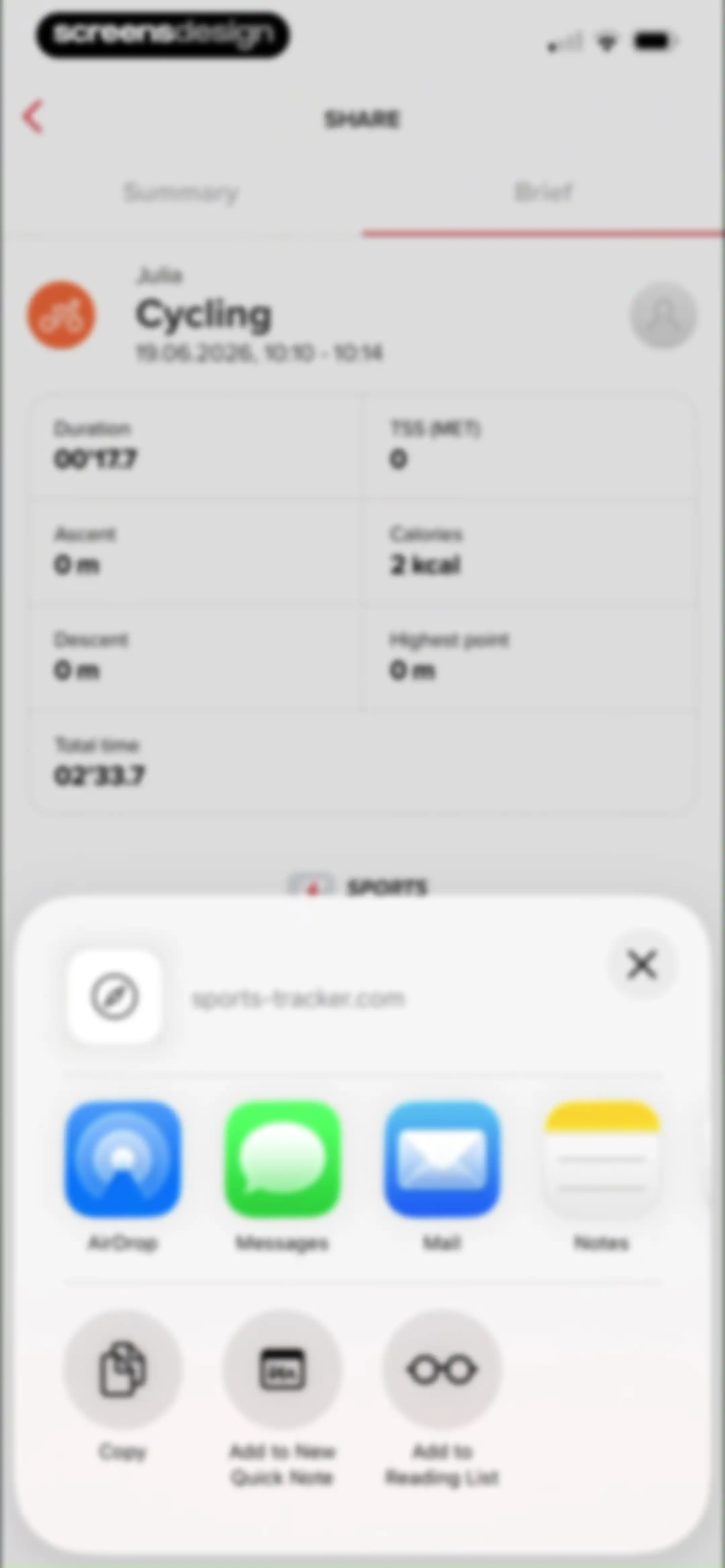Sports Tracker: Run Bike Hike screen 84
