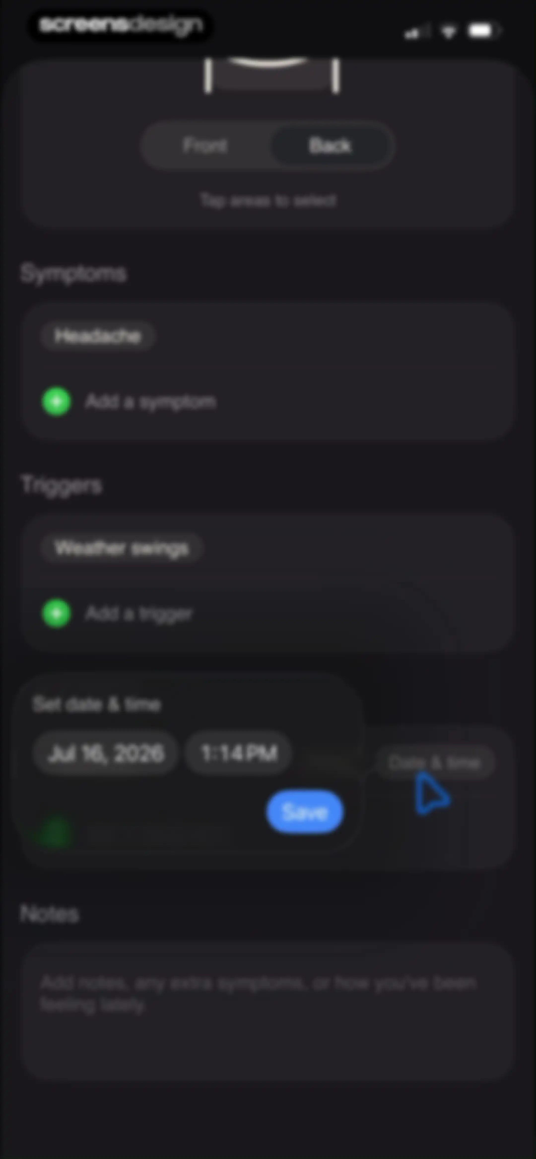 Relief - Migraine Tracker screen 55