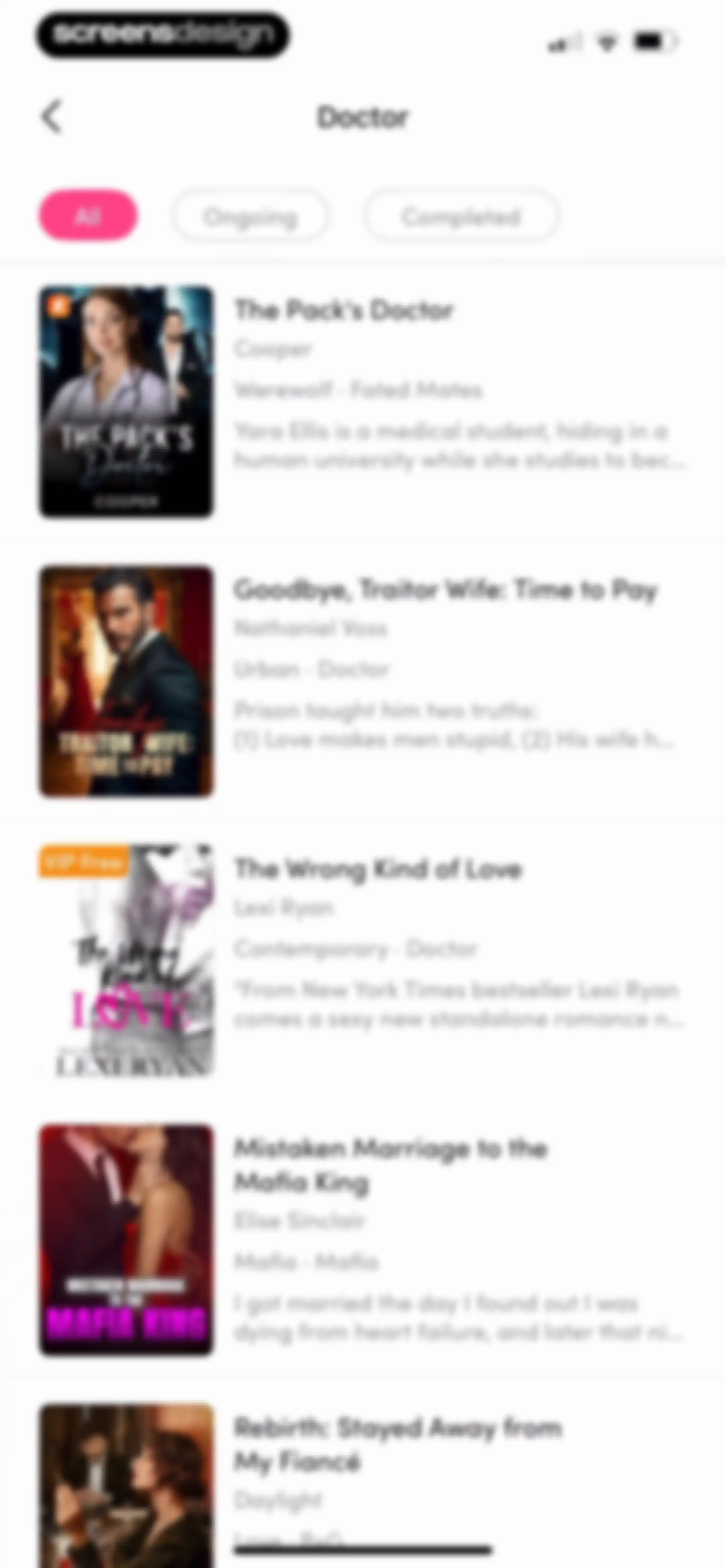 My Fiction: Stories & Novels screen 117