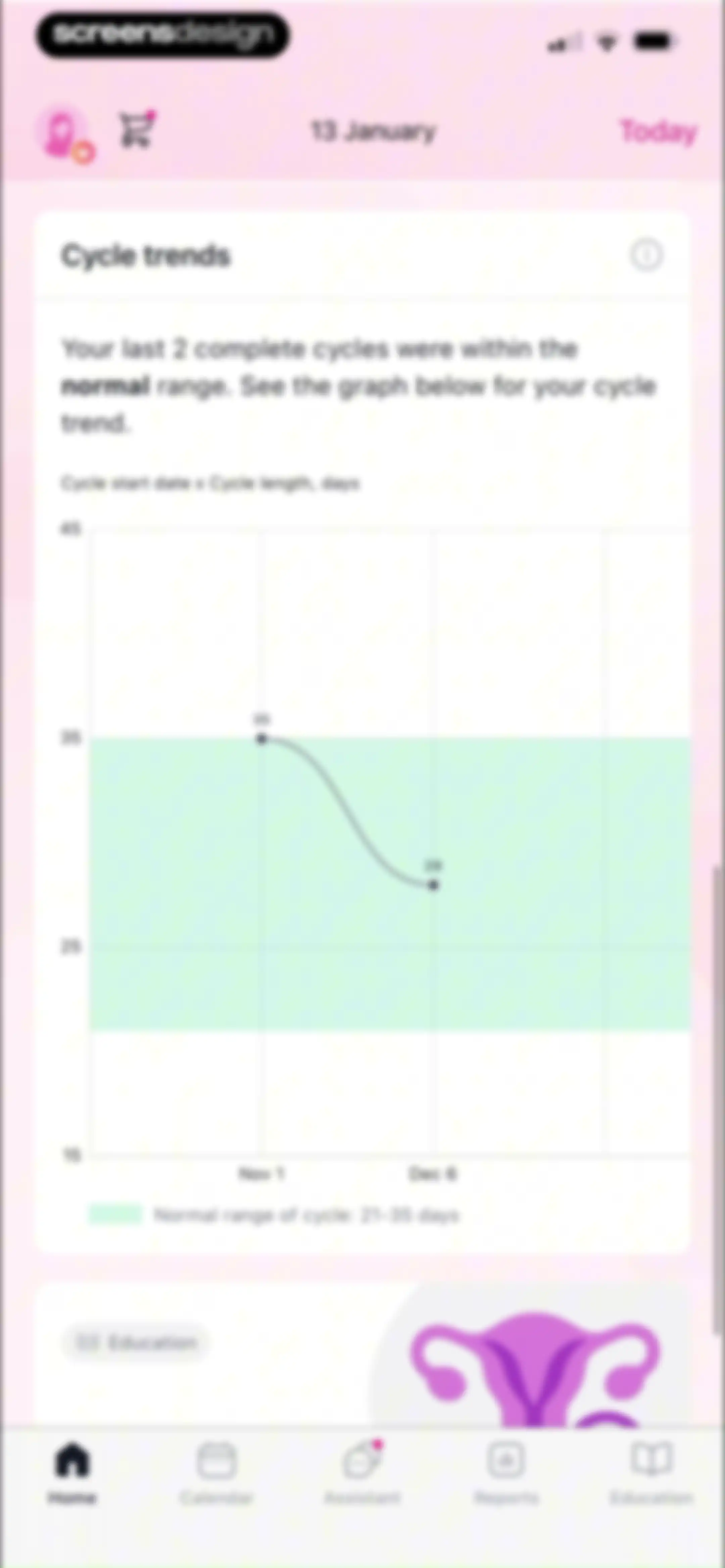 Pregmate Ovulation Tracker screen 86