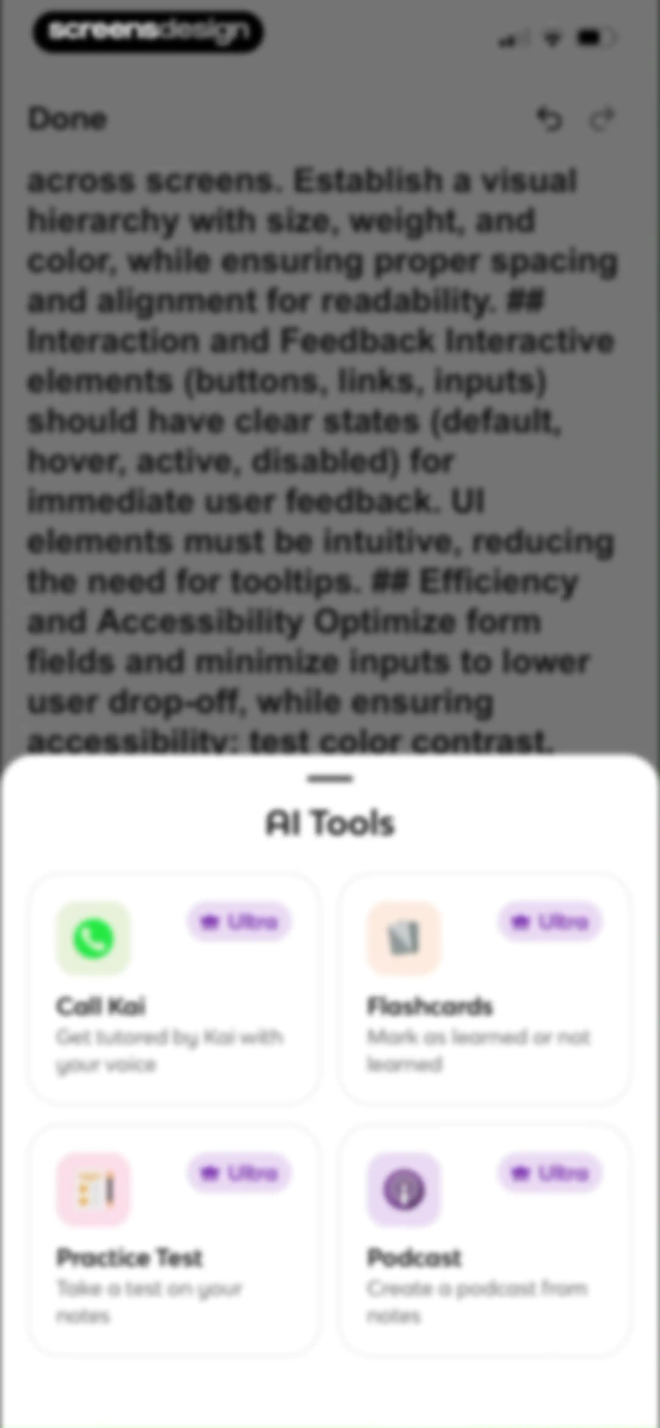 Knowt: AI Flashcards & Notes screen 53