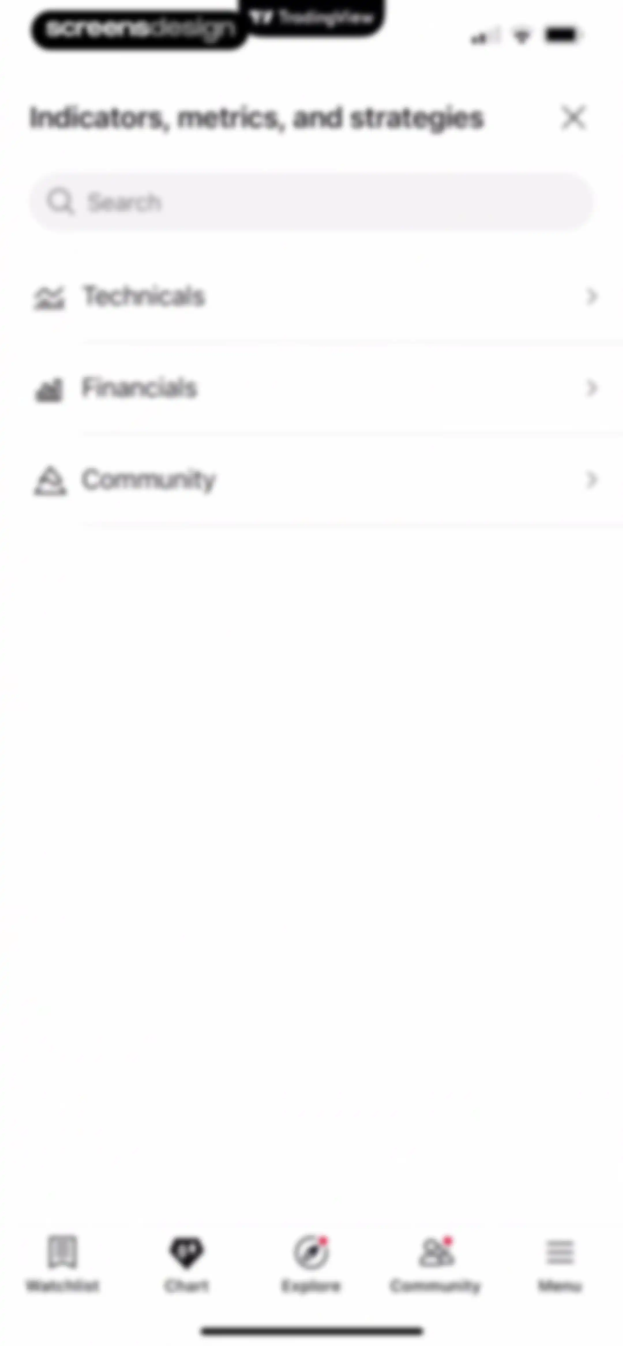 TradingView: Track All Markets screen 84