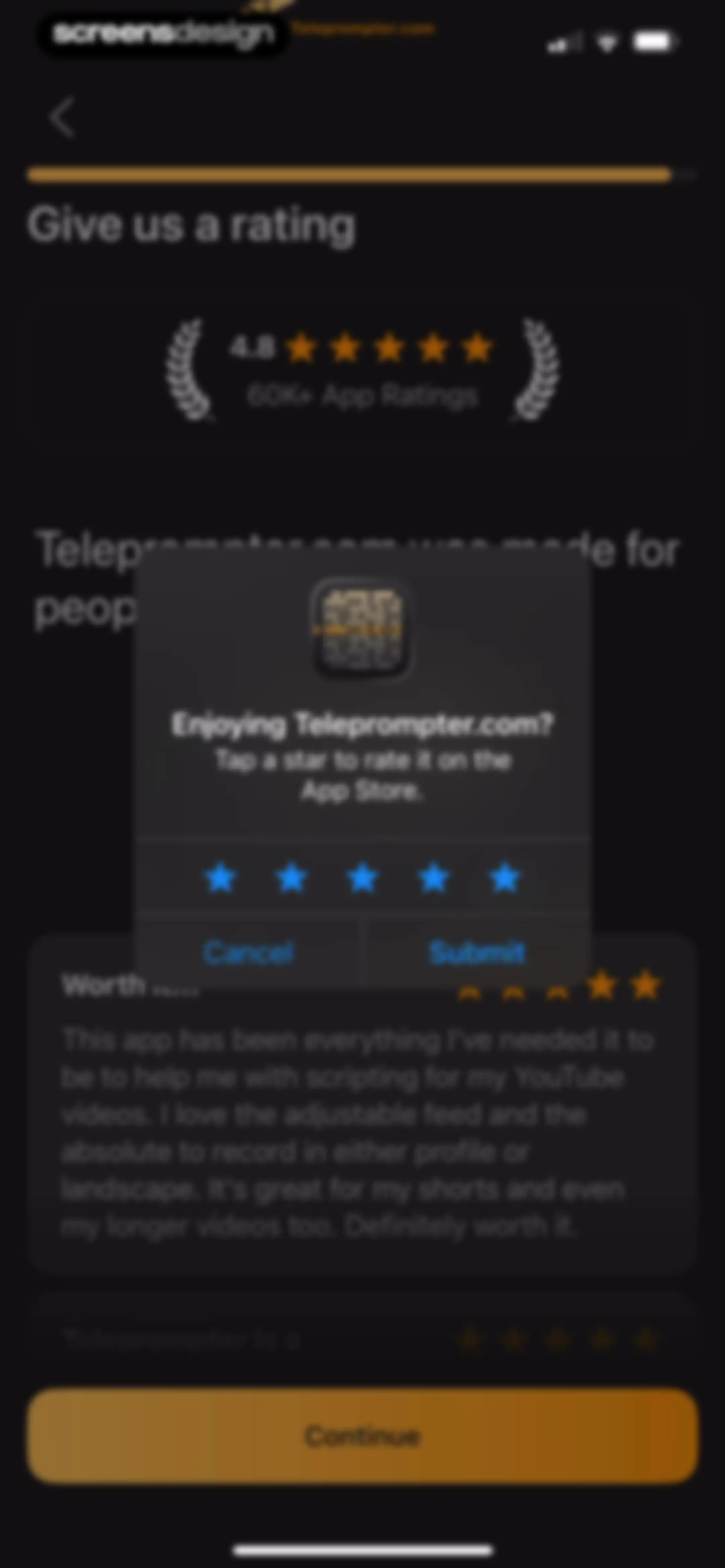 Teleprompter.com screen 18