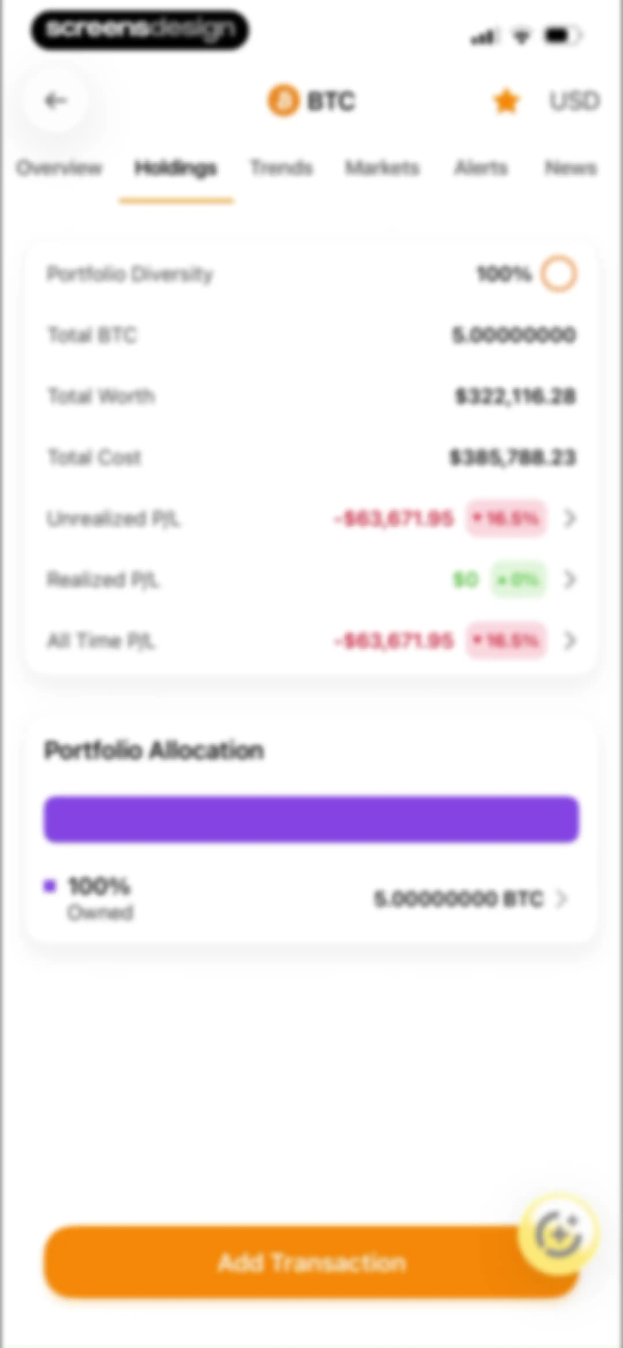 CoinStats: Crypto Portfolio screen 43