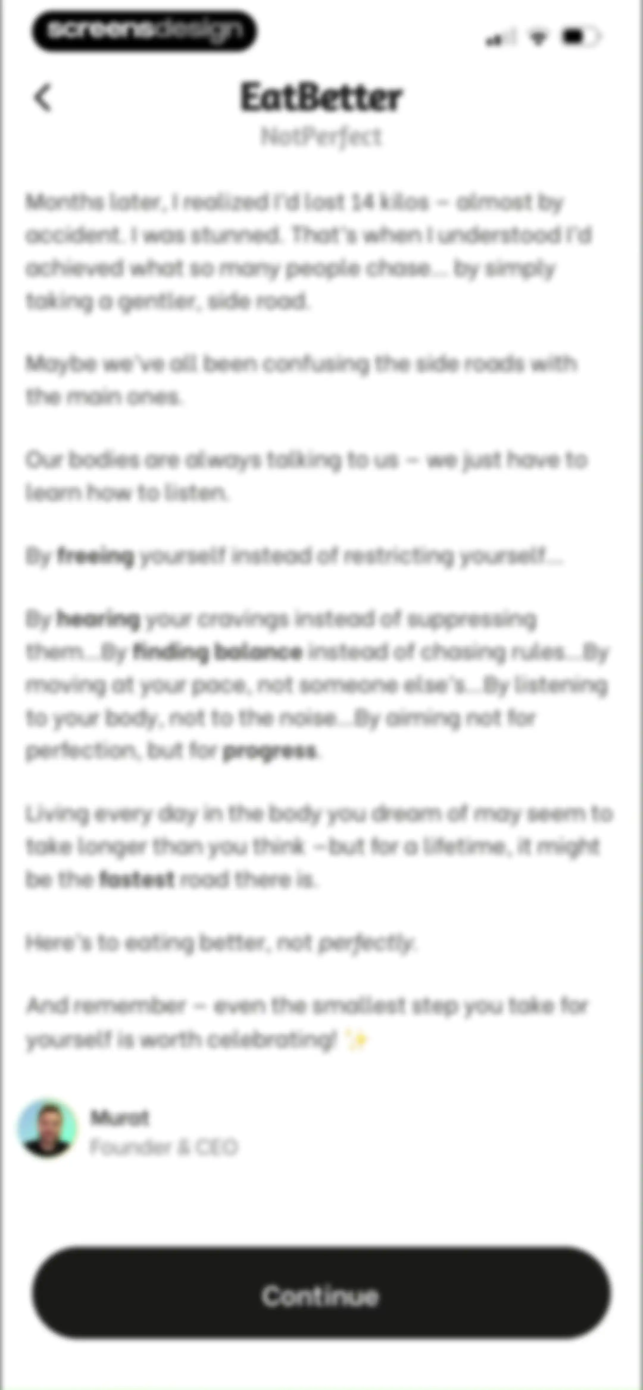 EatBetter: AI Food Journal screen 10