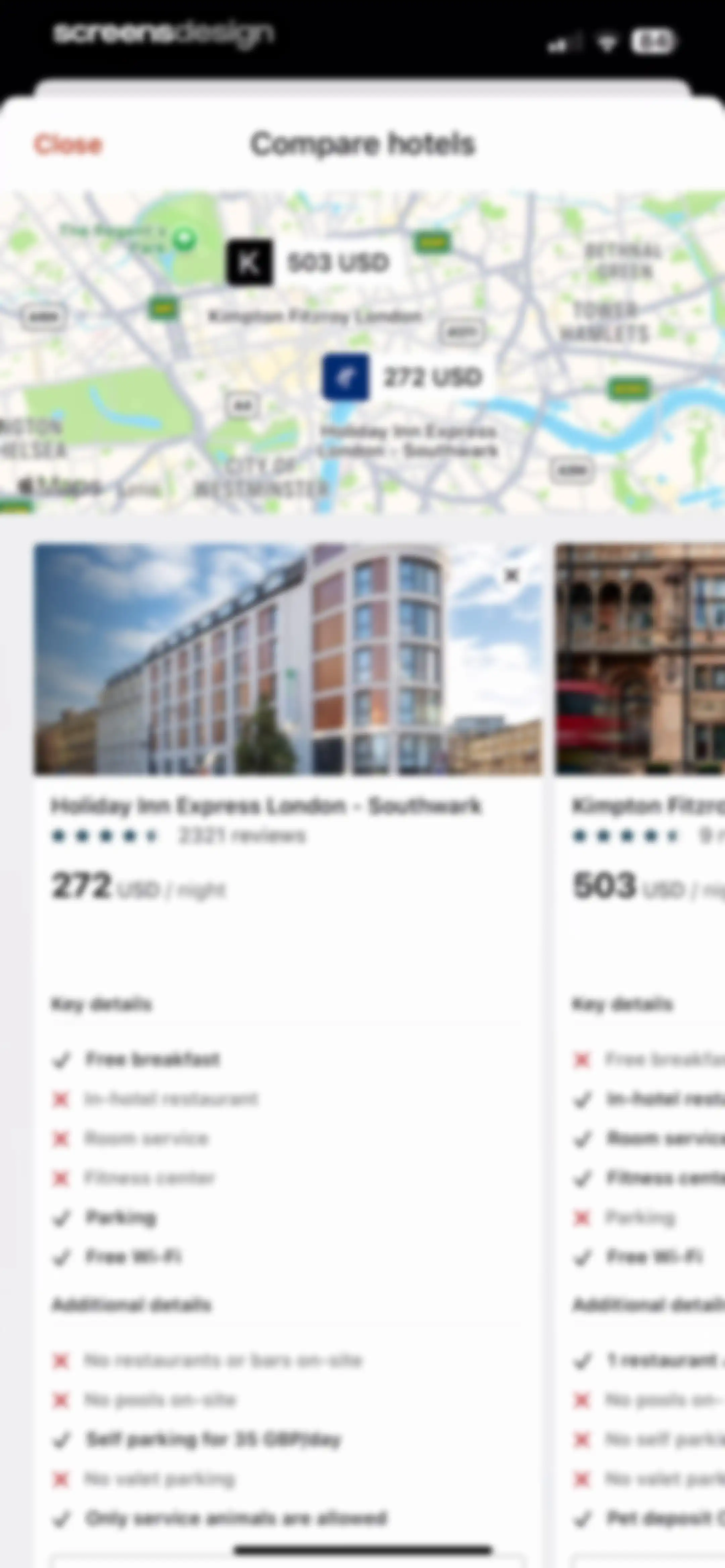 IHG One Rewards: Book Hotels screen 116