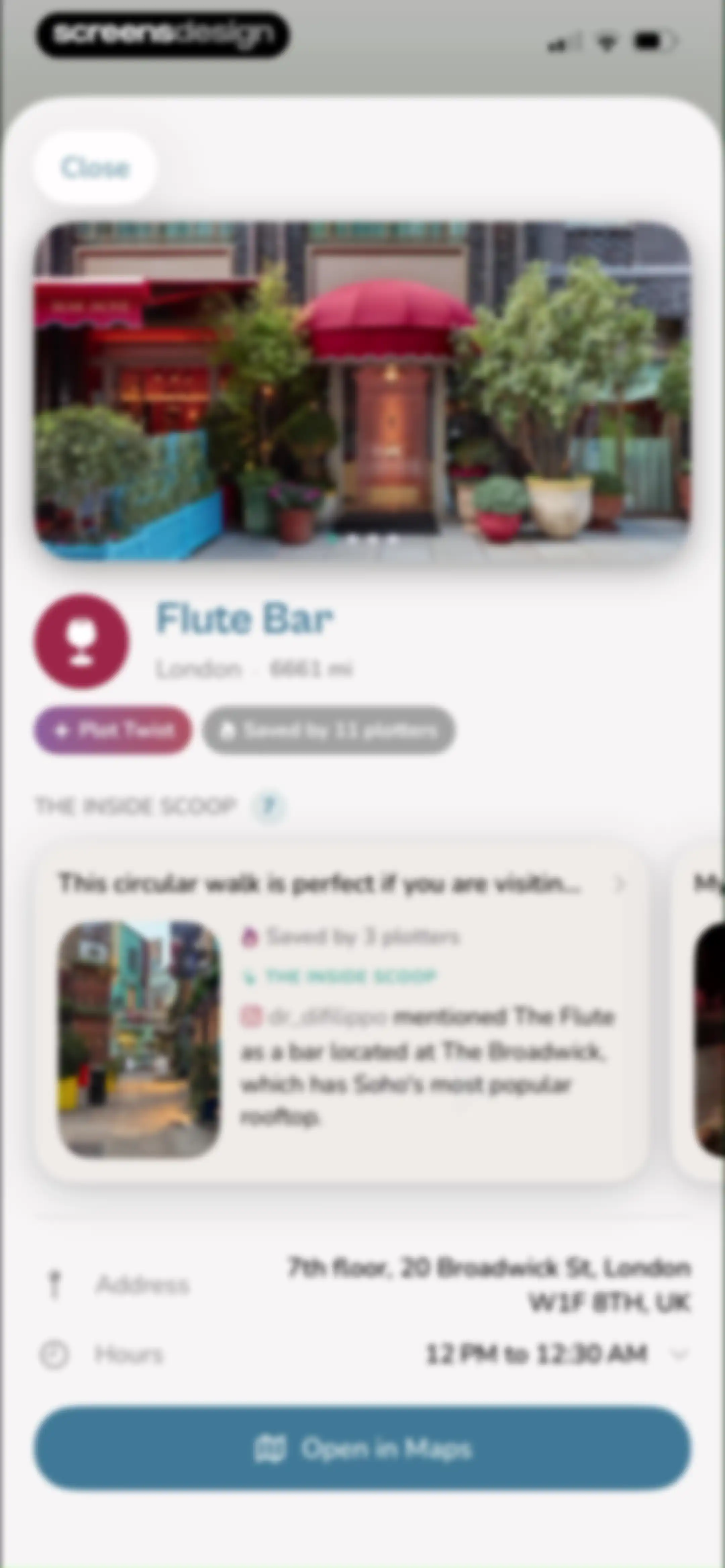 Plotline: Travel Map & Planner screen 87