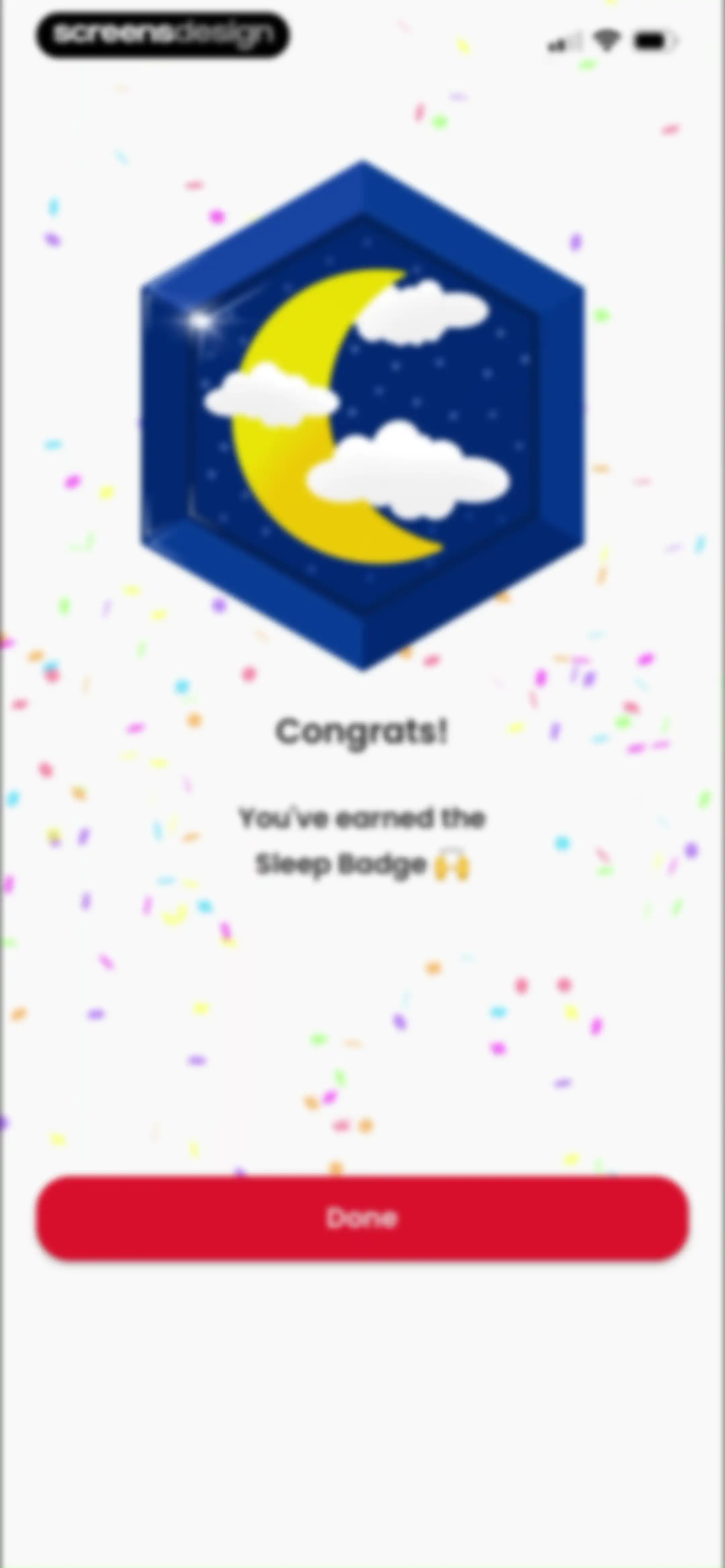 90 Day Challenge screen 64
