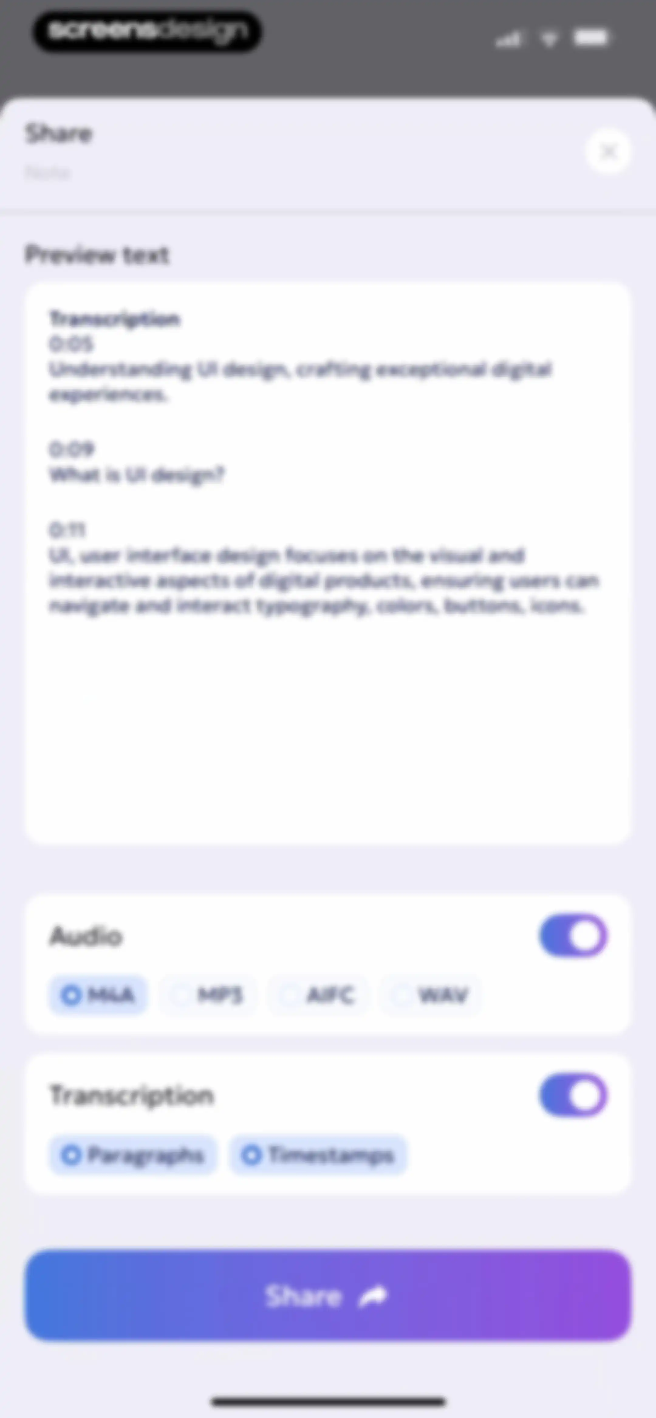 AI Summary - Meeting Notes screen 70