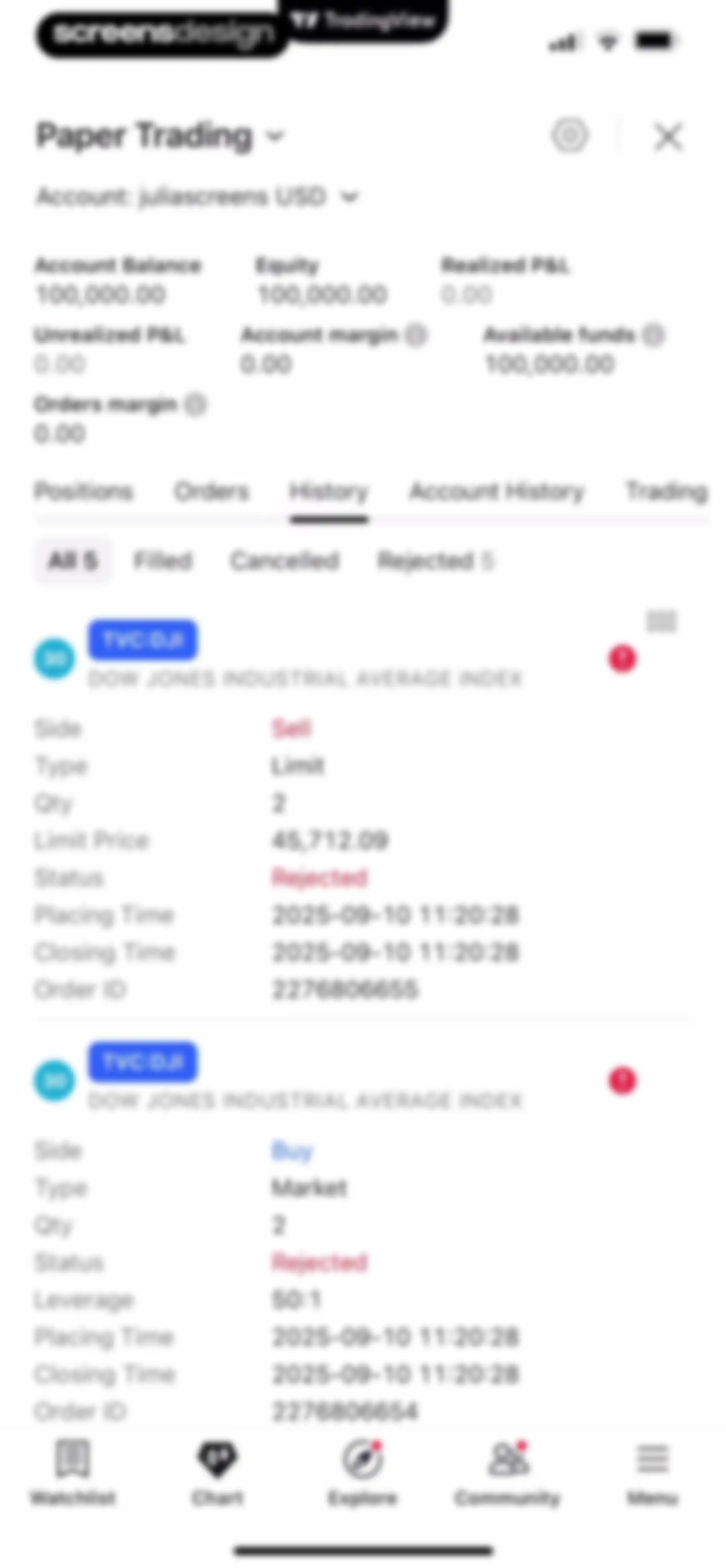 TradingView: Track All Markets screen 148