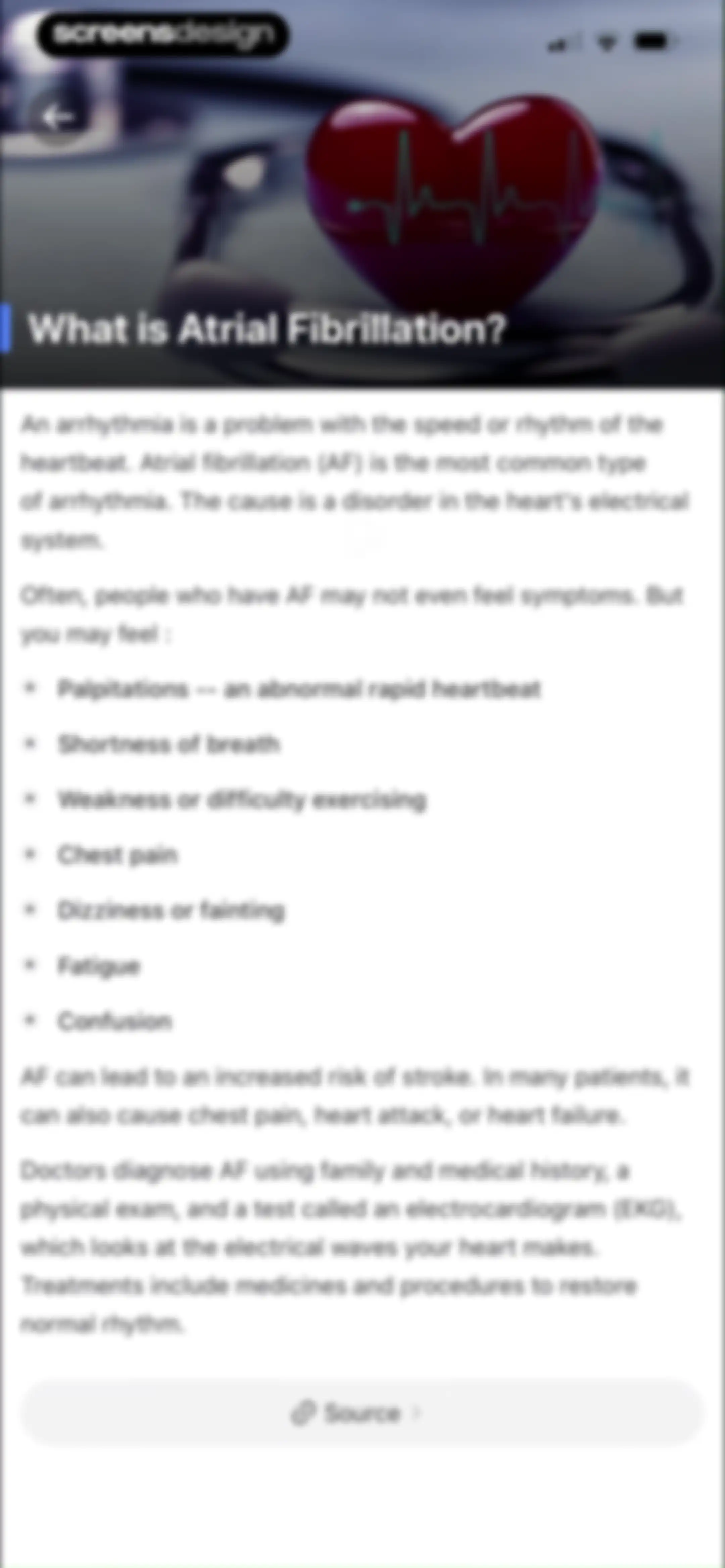 Health Tracker- HeartRate & BP screen 69