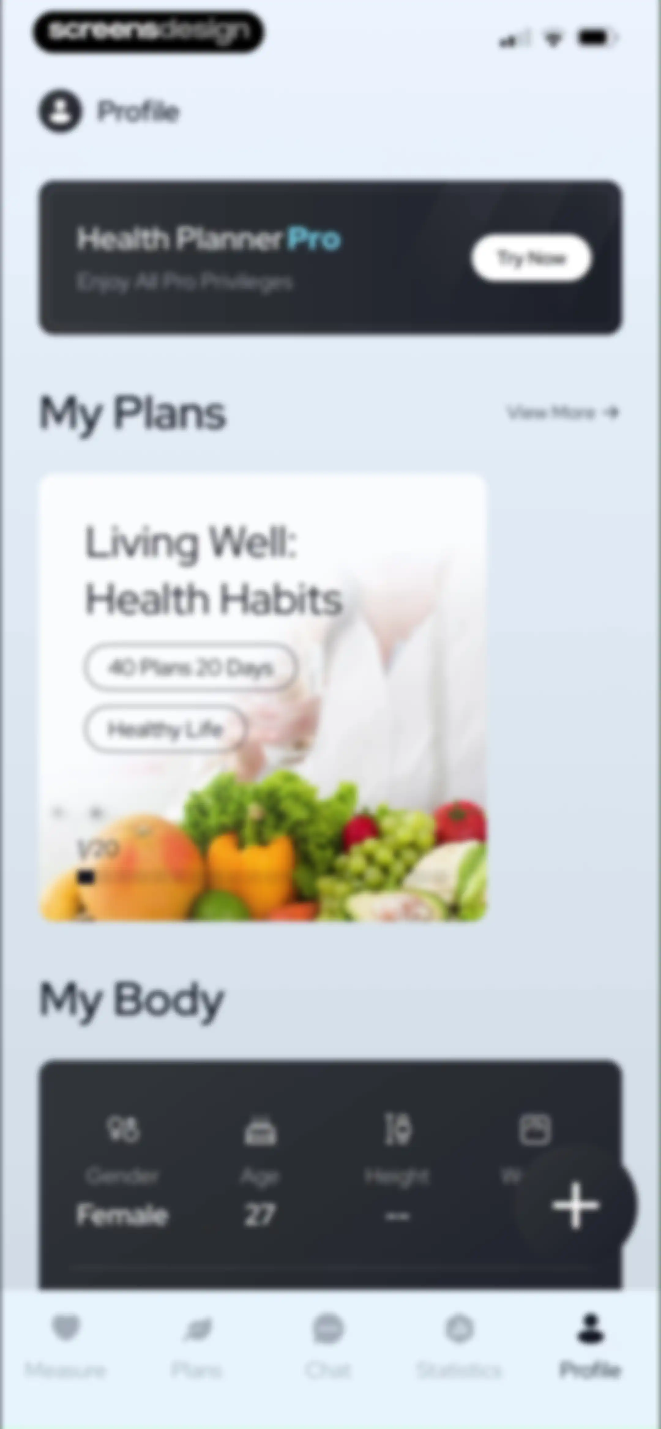 Health Planner & Tracker screen 112