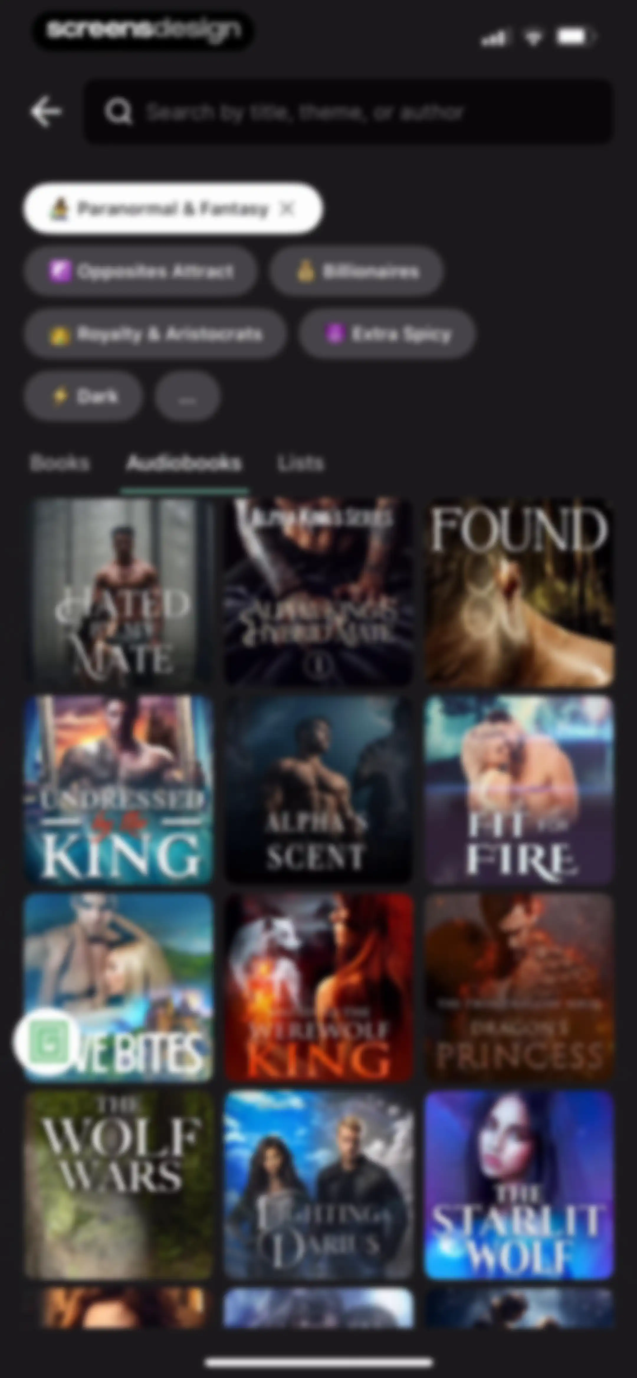 Galatea: Books & Audiobooks screen 51