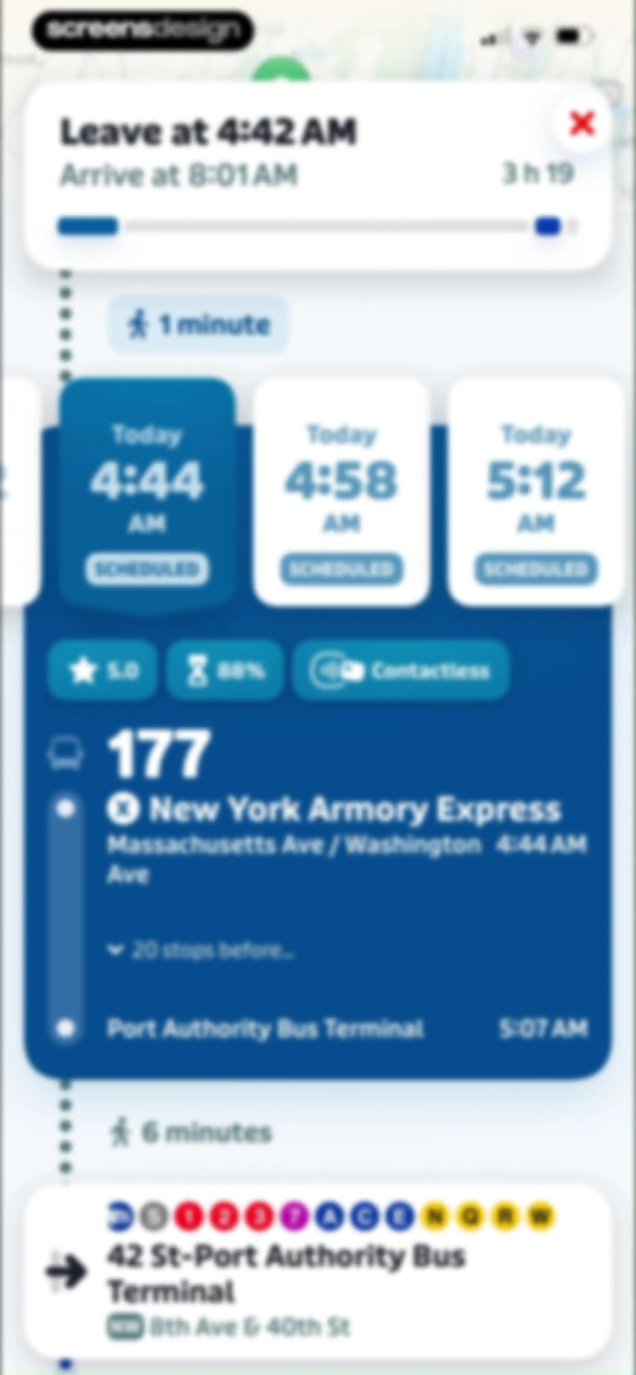 Transit • Subway & Bus Times screen 19