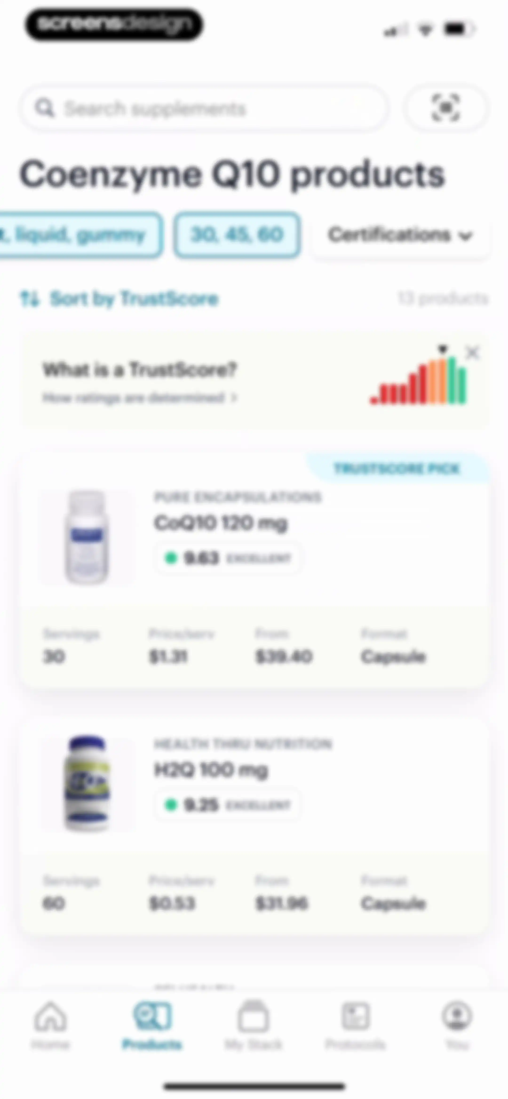 SuppCo: Supplement Scanner screen 51